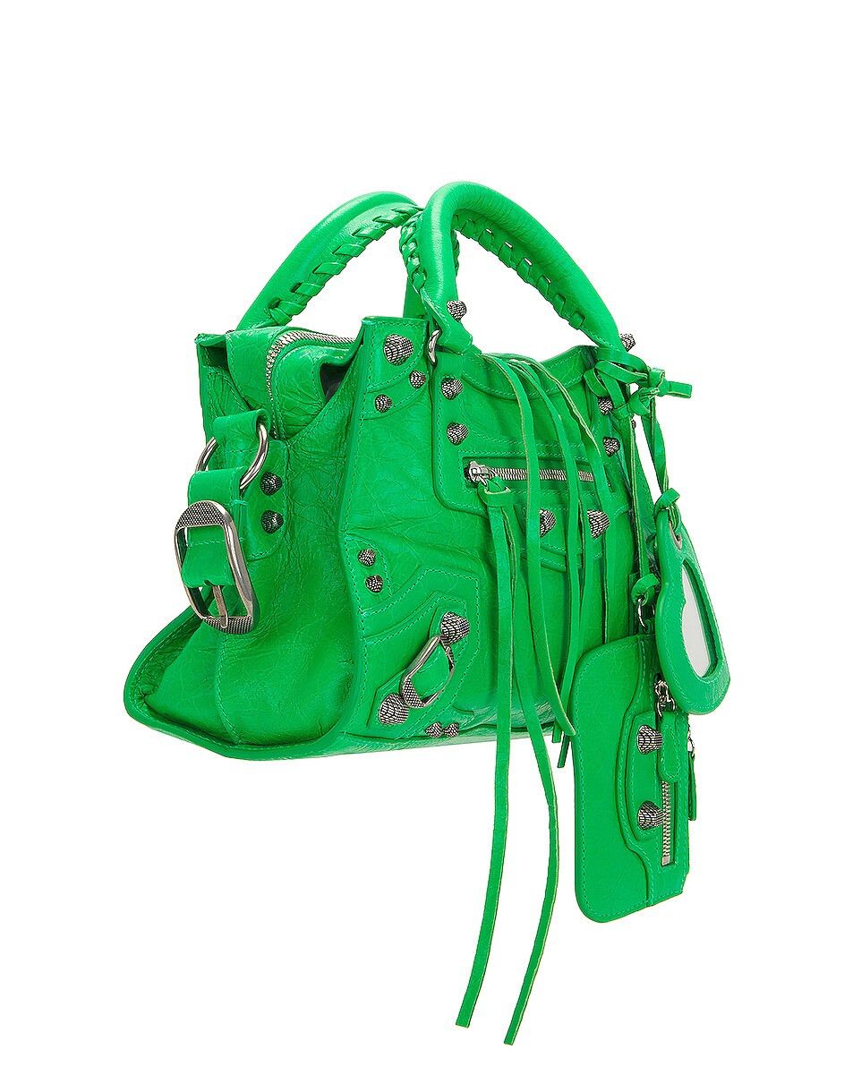 Balenciaga o1srvl11e1124 Size: OS / Neo Cagole XS Handbag in Green Size ONE SIZE - 5 Thumbnail