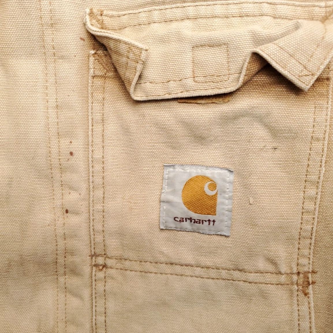 Carhartt VINTAGE Carhartt Jacket Mens XL Brown Arctic Duck Canvas Quilt Lined Outdoor Work Zip Pockets Casual Mens Size US XL / EU 56 / 4 - 3 Thumbnail