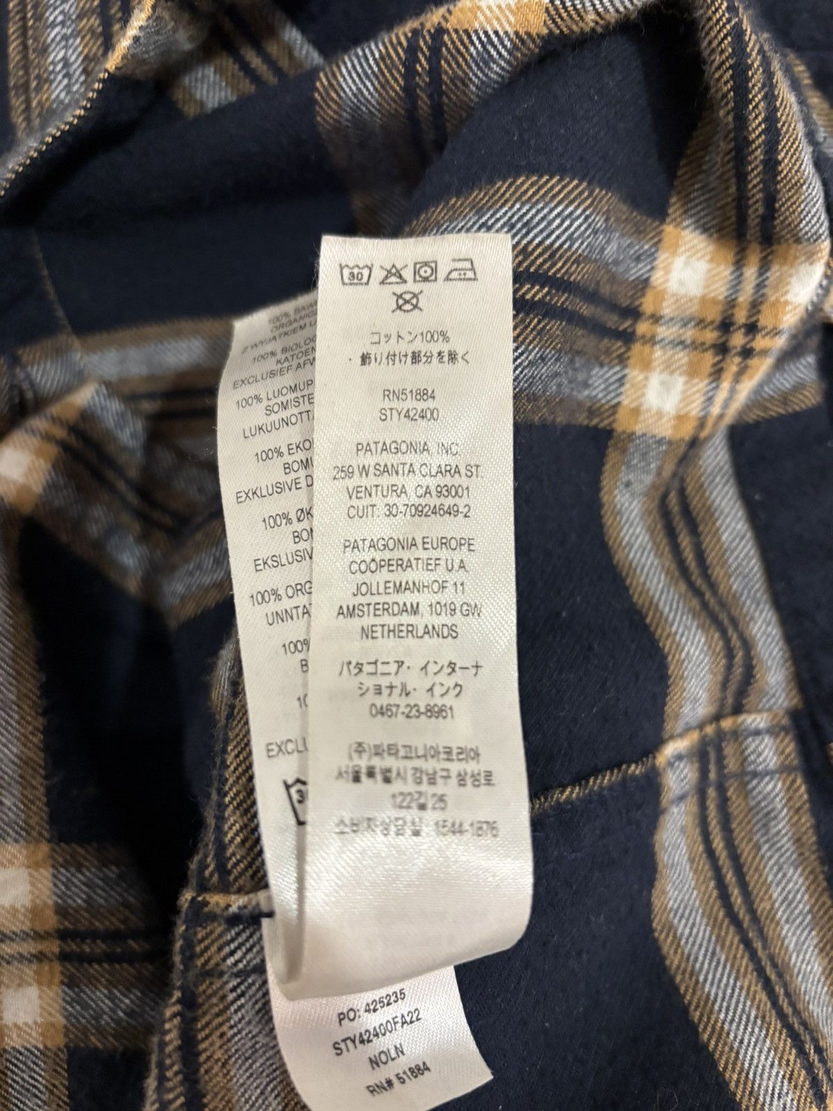 Patagonia Fjord Mid-weight Flannel Shirt Size US M / EU 48-50 / 2 - 5 Thumbnail