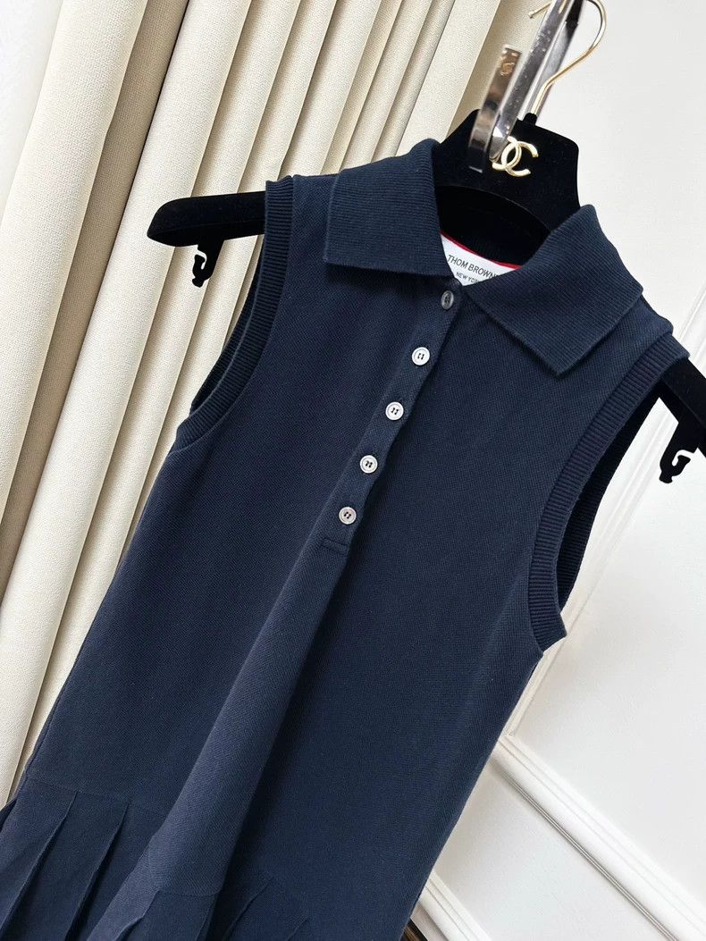 Thom Browne Thom Browne A sleeveless polo collar dress Size XS / US 0-2 / IT 36-38 - 4 Thumbnail