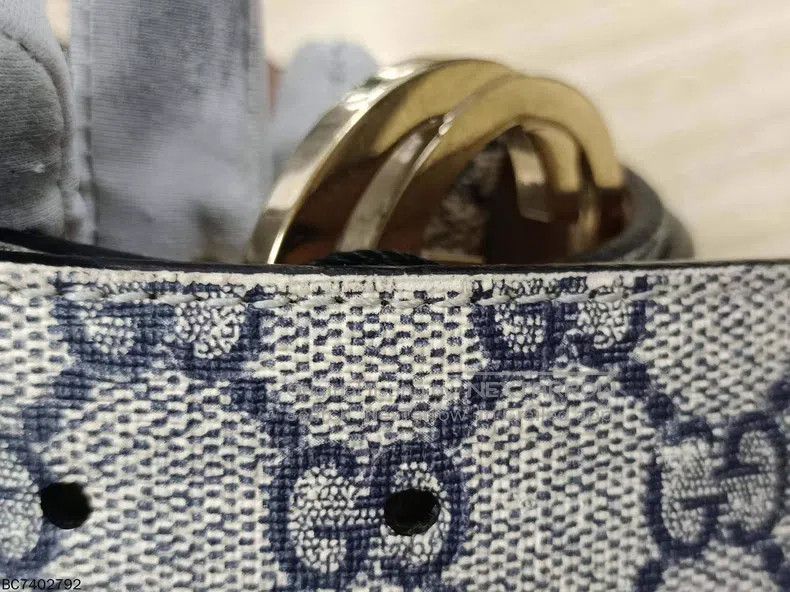 Gucci Gucci Size 85*34 Double G interlocking GG old flower belt Size ONE SIZE - 3 Thumbnail
