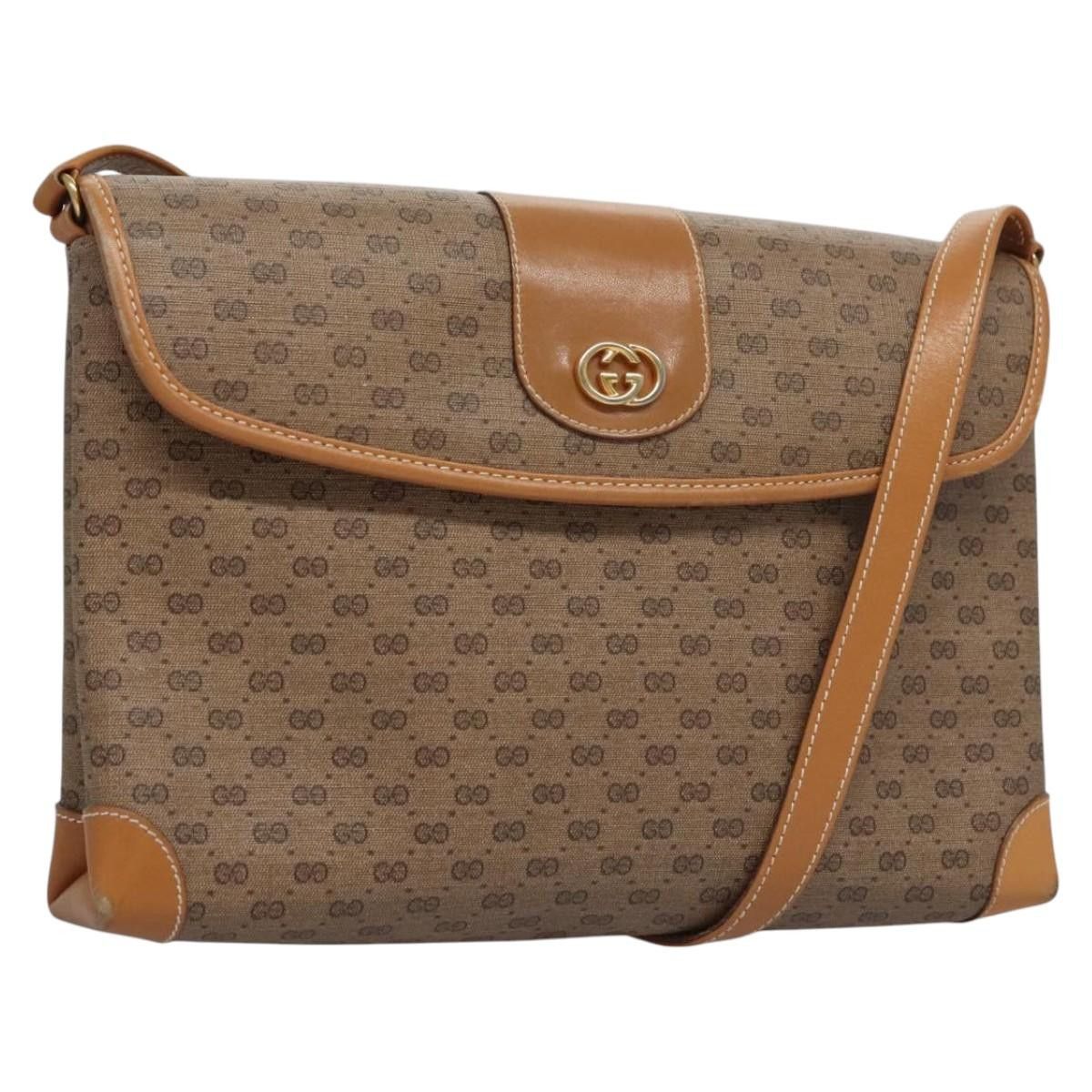 Gucci GUCCI Micro GG Supreme Shoulder Bag Pvc Beige Gold 001 14 Size ONE SIZE - 1 Thumbnail