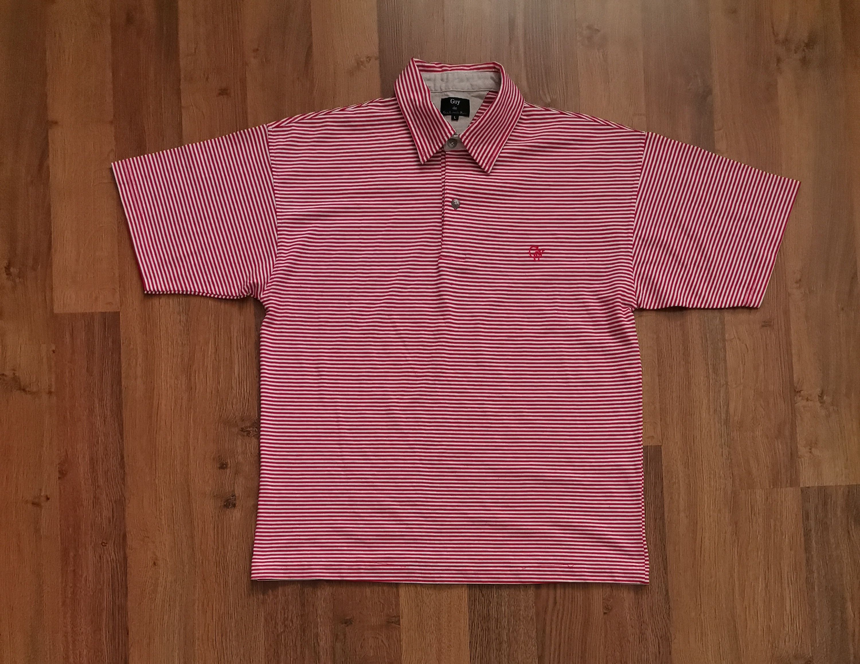 Guy Laroche Guy de Guy Laroche Paris Striped Polo Size US L / EU 52-54 / 3 - 1 Thumbnail