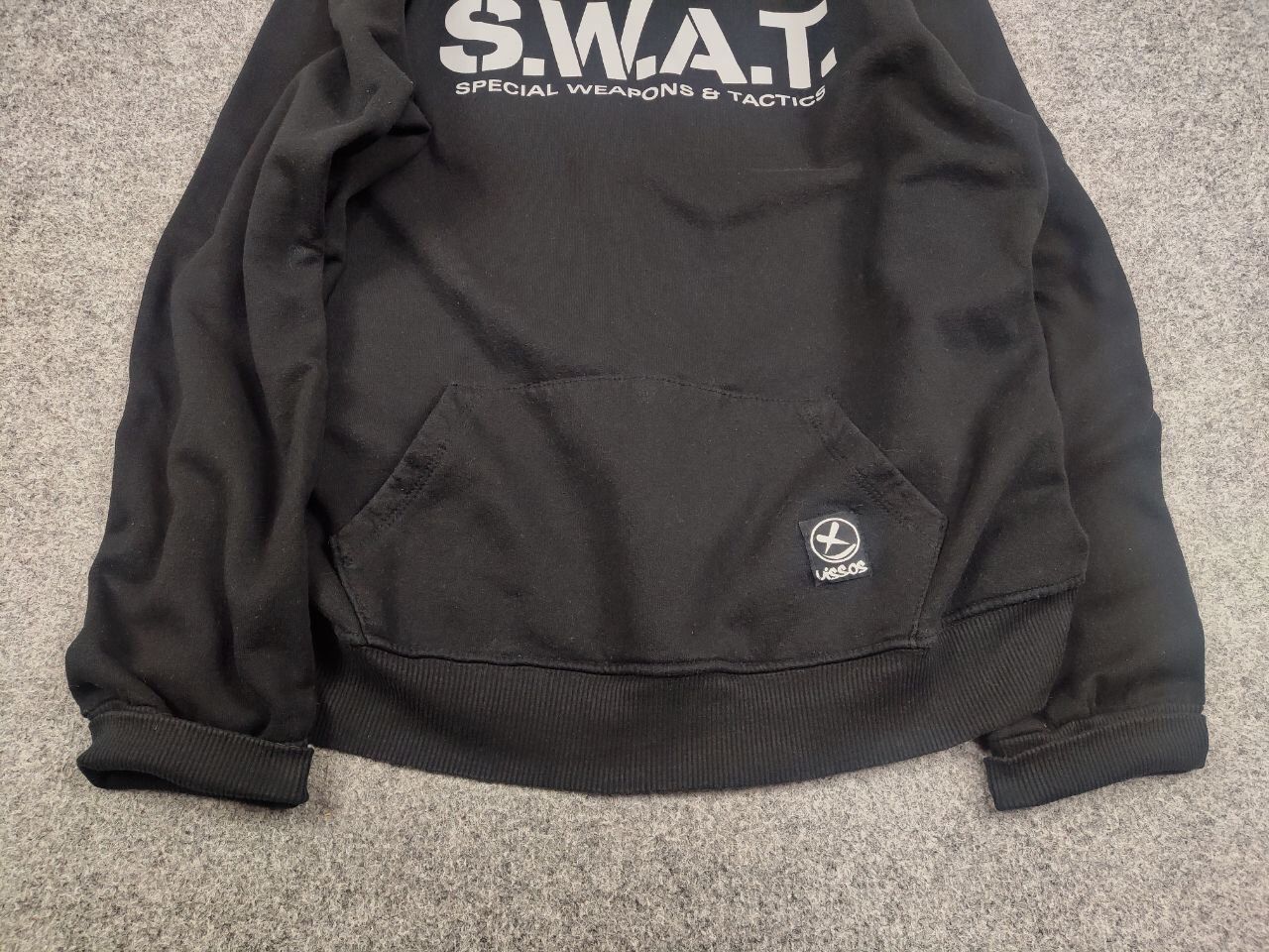 Japanese Brand Vintage S.W.A.T. Logo Black Classic Hoodie Y2K Style Size US L / EU 52-54 / 3 - 10 Thumbnail