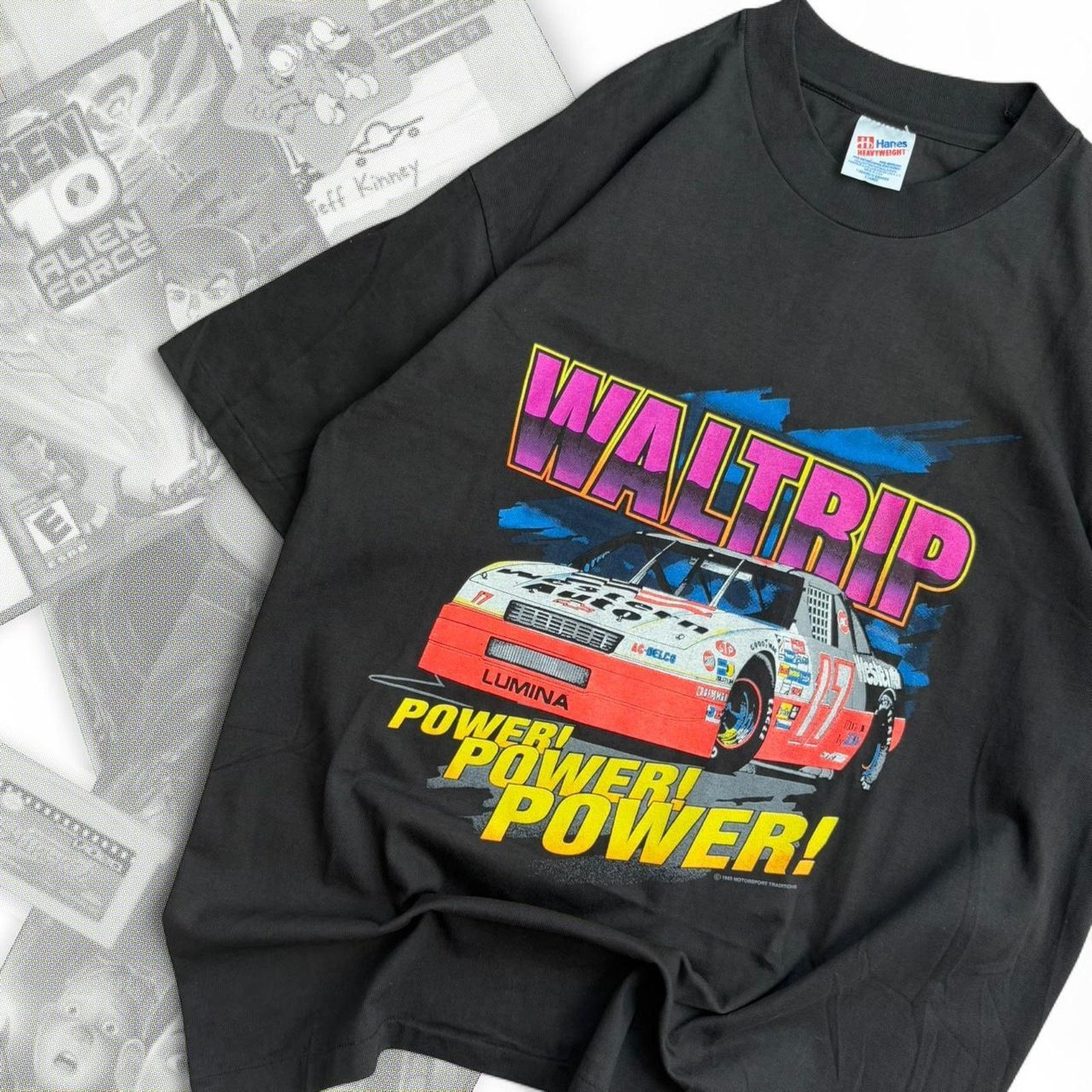 NASCAR Darrel Waltrip Power Graphic Tee Size US XL / EU 56 / 4 - 1 Thumbnail