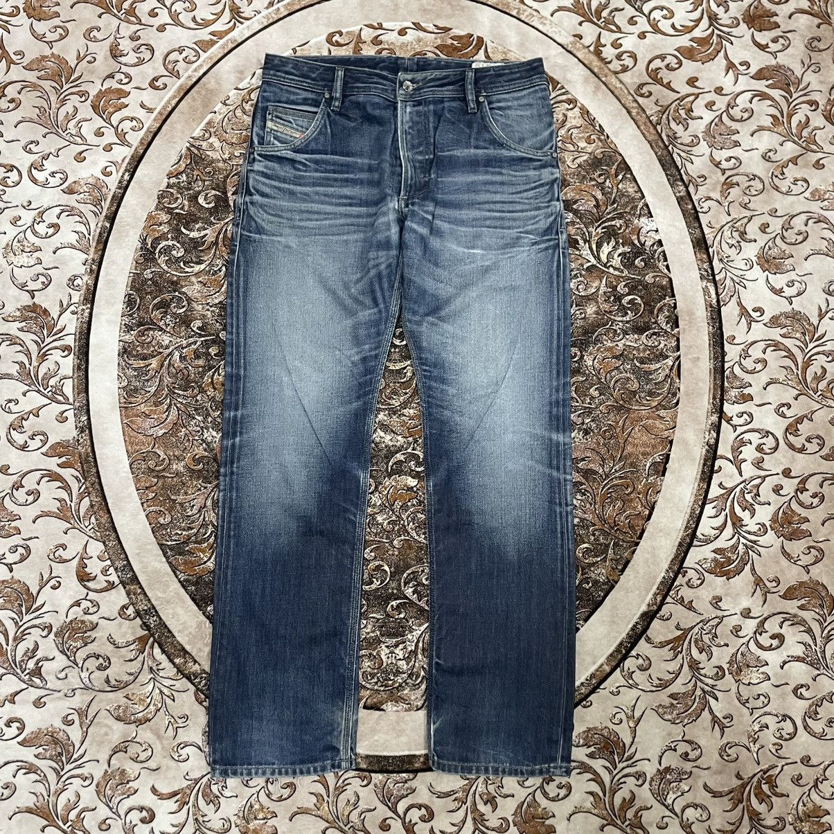 Diesel 🔥Vintage Diesel Industry Krooley Ripped Distress Denim Jeans Size US 34 / EU 50 - 1 Thumbnail