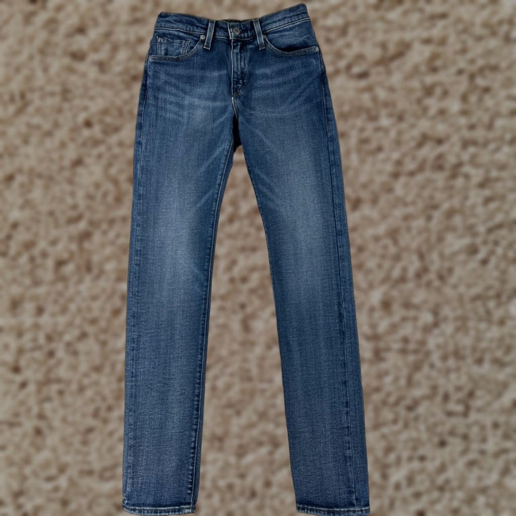 Levi's Levi's Jeans Adult 28 Blue Denim Slim 511 Cotton Blend 5-Pocket Design Mens Regular Blue Jeans 32 Inseam 34 Len Size US 28 / EU 44 - 1 Thumbnail