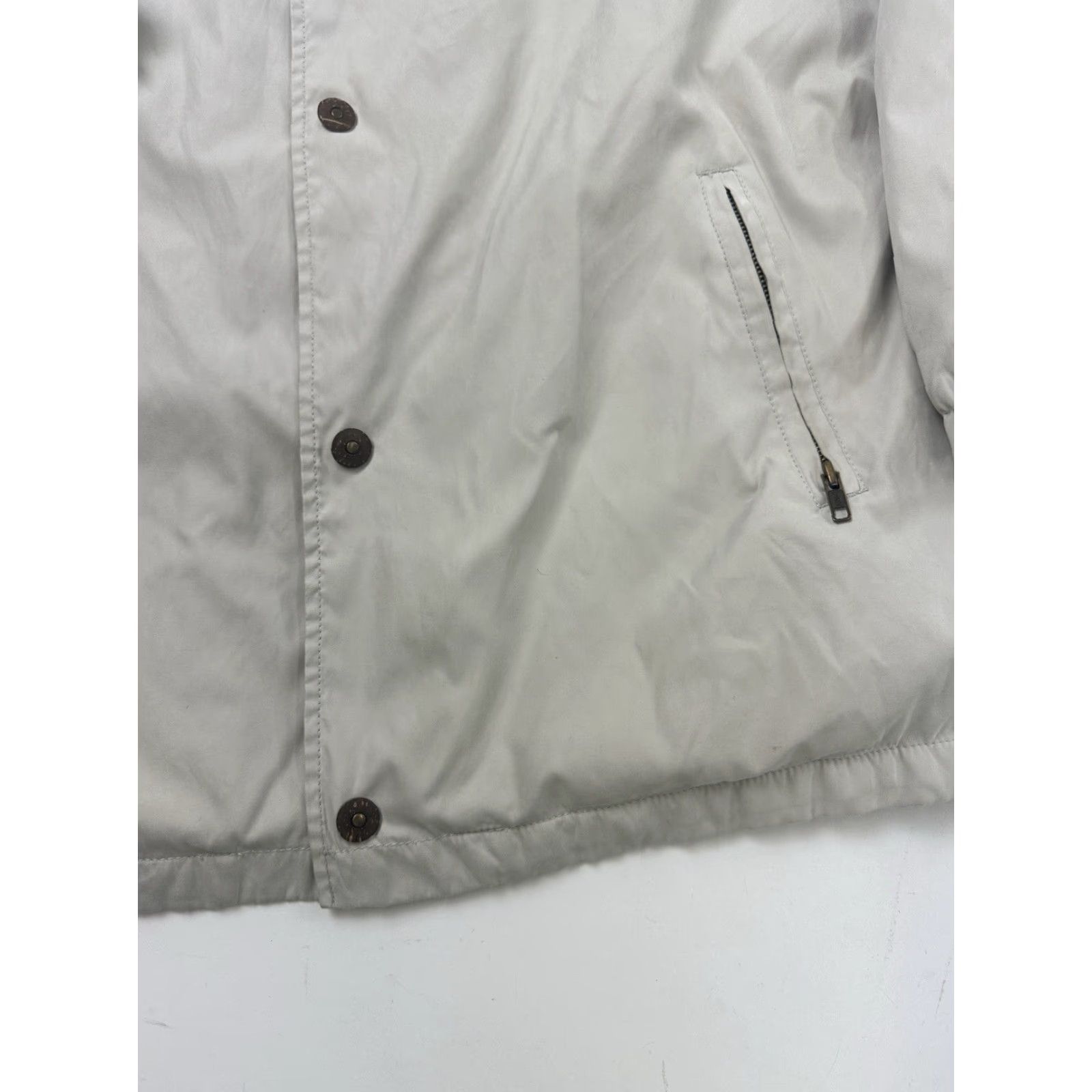 Tommy Bahama Tommy Bahama Jacket Mens M Beige Tan Button Up Coat Fleece Lined Bomber Coat Beach Paradise Regular Size US M / EU 48-50 / 2 - 2 Thumbnail