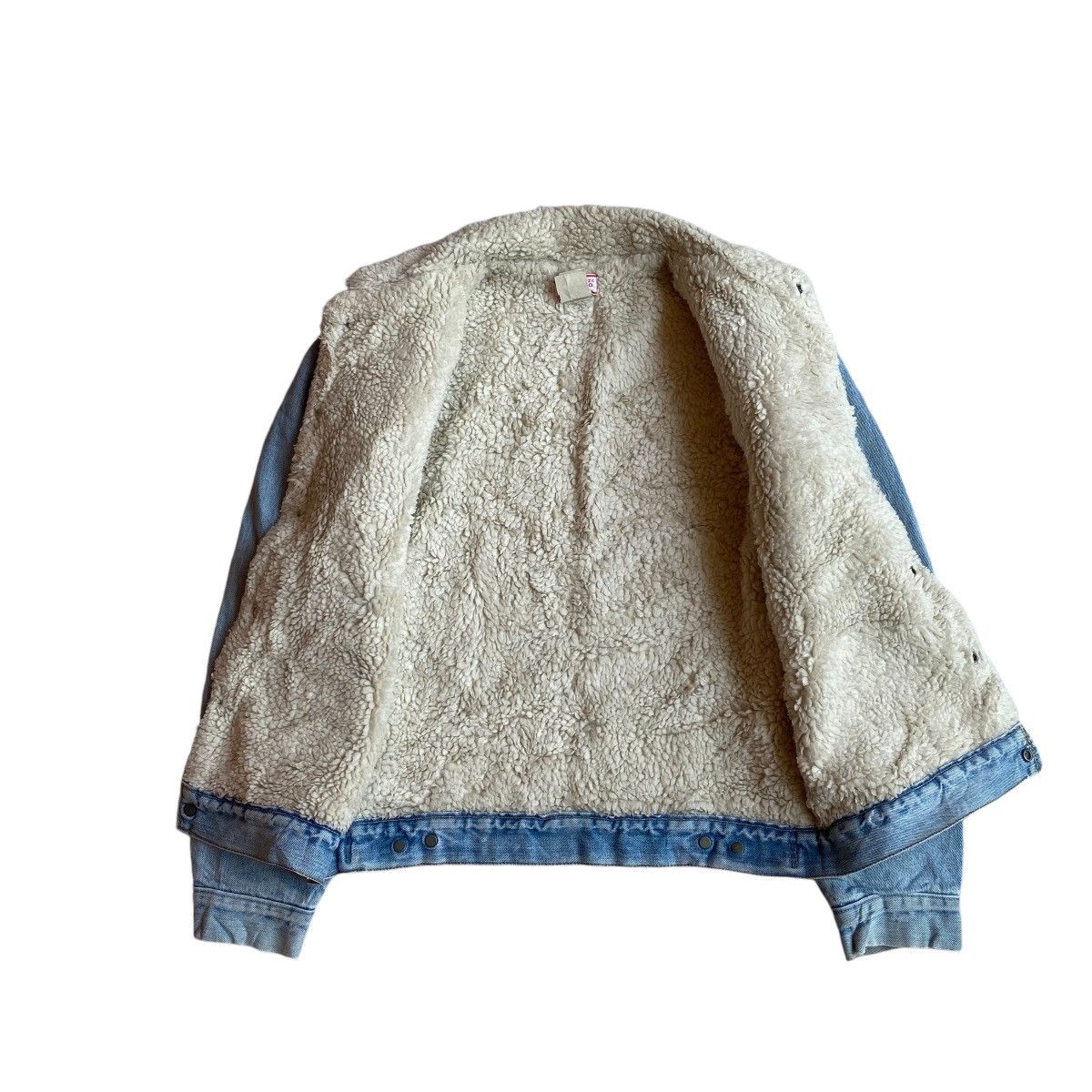 Levi's × Levi's Vintage Clothing Vintage Levis Trucker Sherpa Denim Jacket Size US L / EU 52-54 / 3 - 3 Thumbnail
