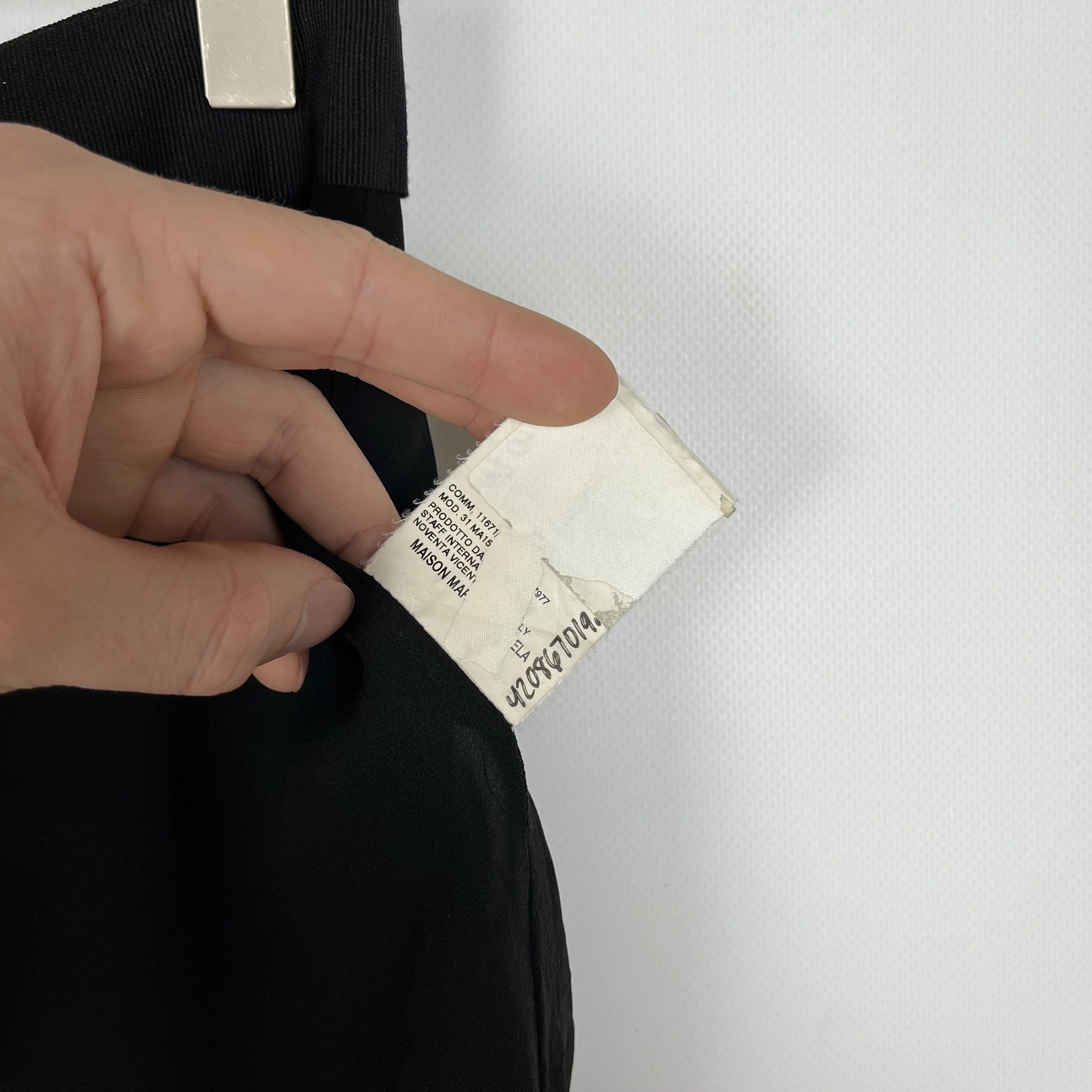 Maison Margiela Maison Margiela Line 1 Avant-Garde Back Zip Black Midi Skirt Size 28" / US 6 / IT 42 - 23 Thumbnail