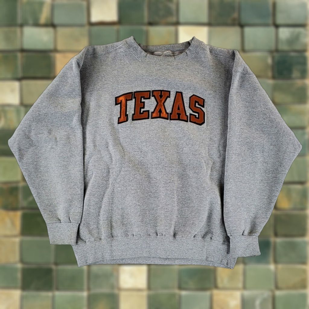 Vintage VINTAGE Majestic Sweatshirt University Texas VTG 90s Gray Mens XL Size US XL / EU 56 / 4 - 1 Thumbnail