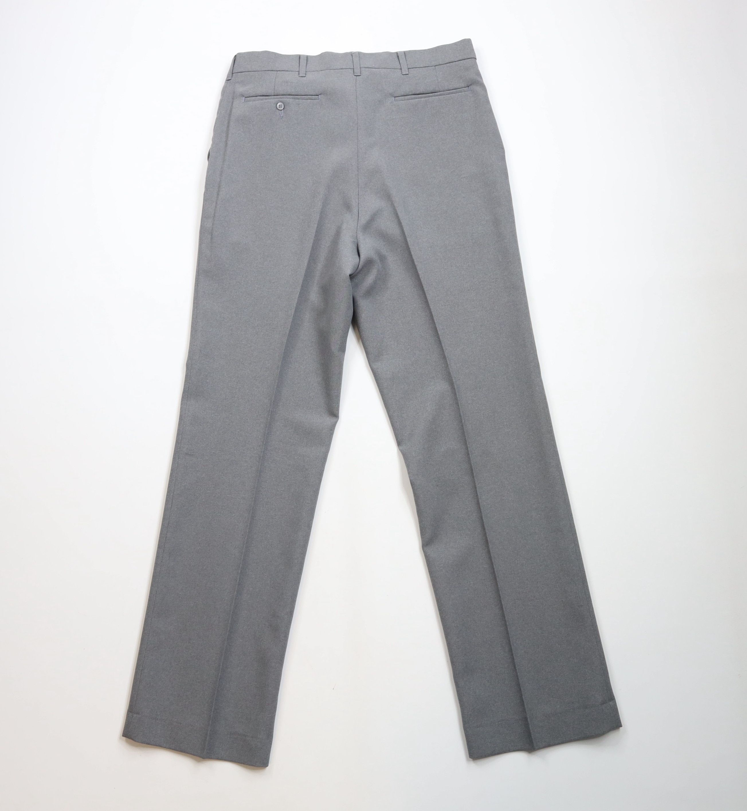 Vintage Vintage 70s Streetwear Wide Leg Chino Pants Heather Gray USA Size US 36 / EU 52 - 9 Thumbnail