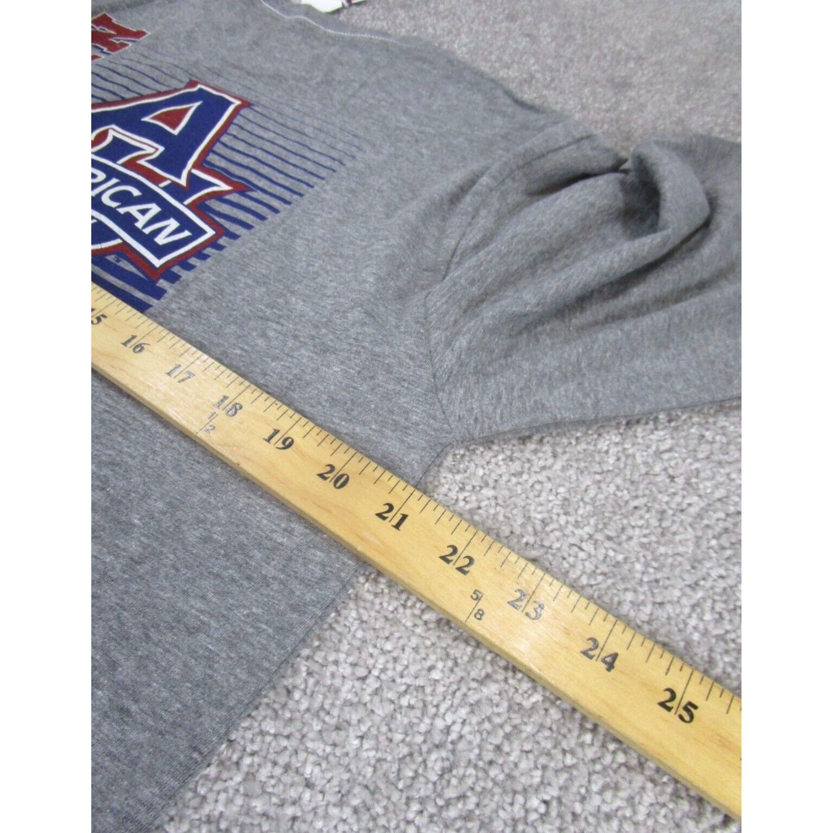 Vintage League Mens Large Gray Long Sleeved Tee Shirt Extra Large XL Size US L / EU 52-54 / 3 - 6 Thumbnail