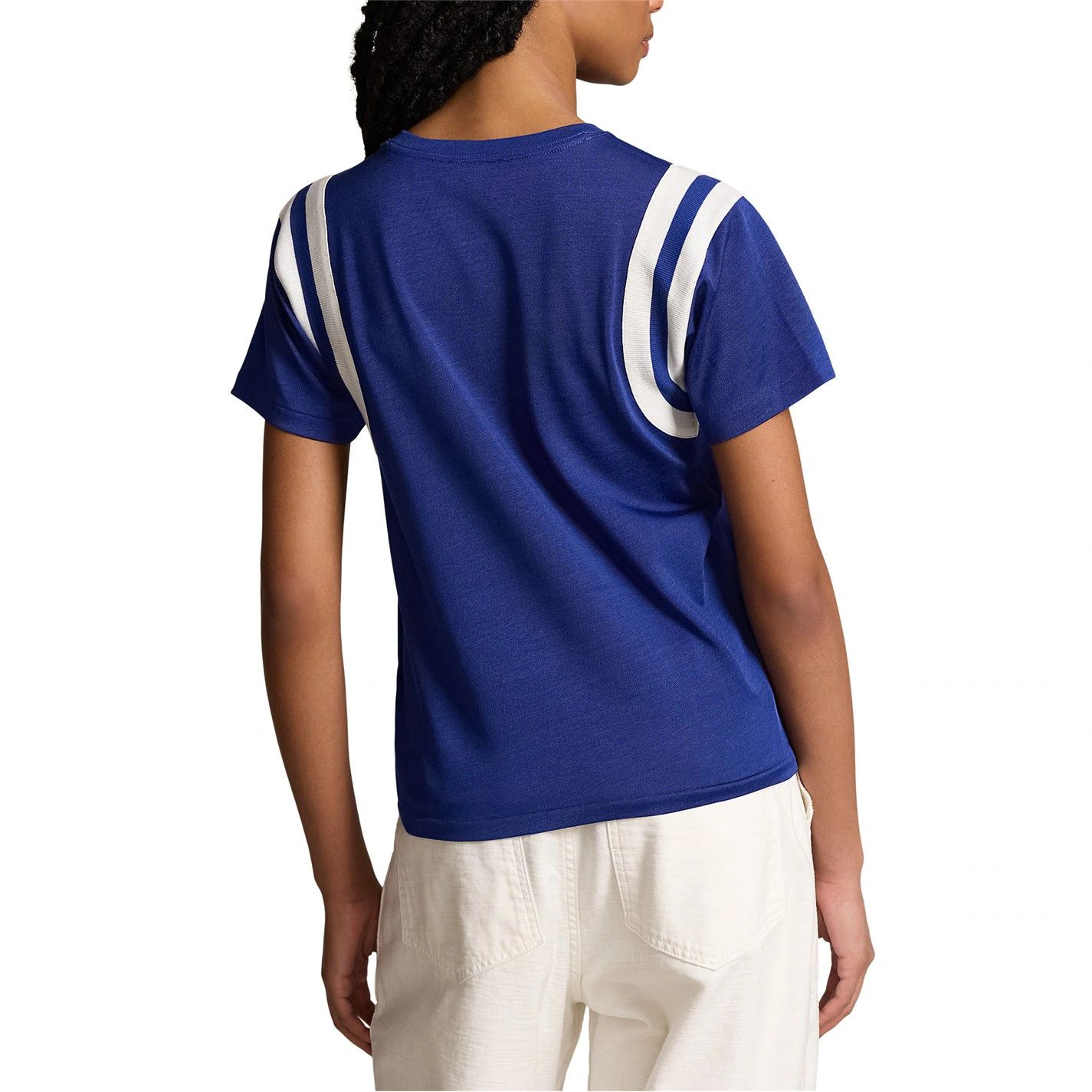 Polo Ralph Lauren o1g2r1mq0825 Logo Jersey T-Shirt in Blue Size S / US 4 / IT 40 - 3 Thumbnail