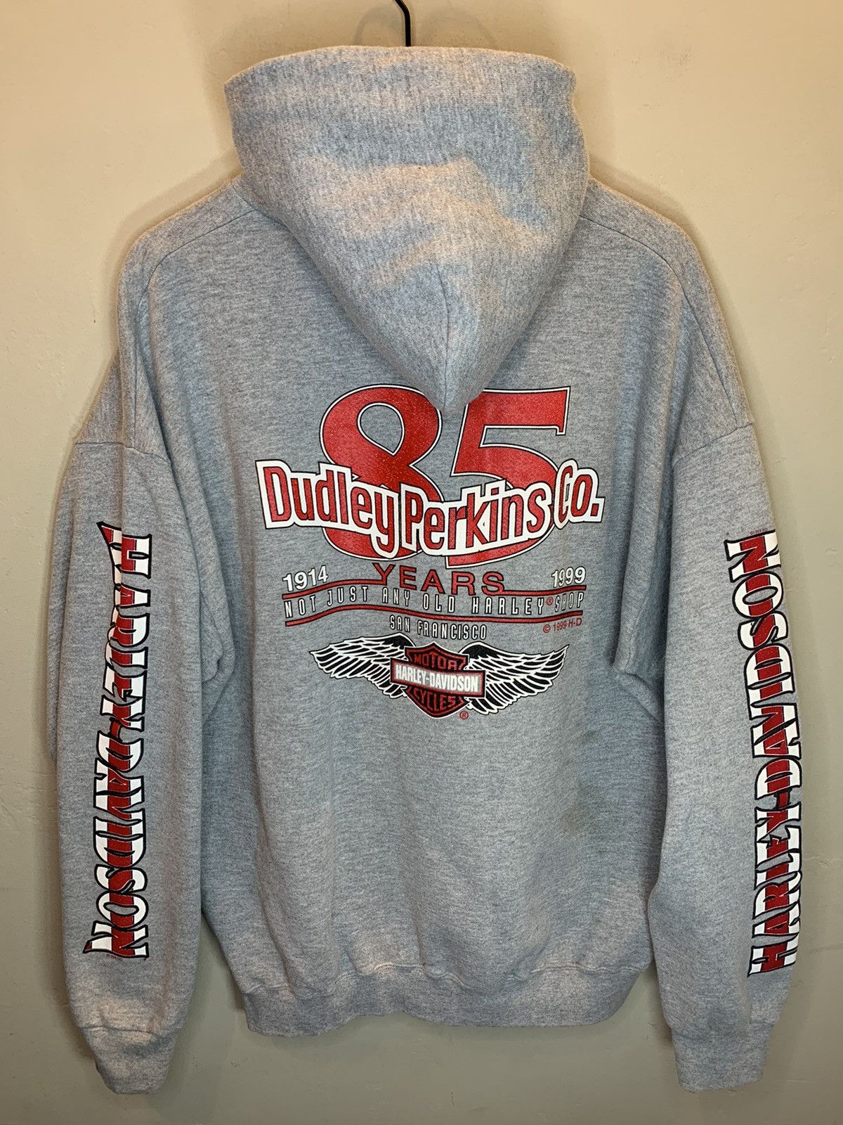 Harley Davidson *RARE* Vintage 90’s Harley Davidson San Francisco Zip Hoodie Size US XXL / EU 58 / 5 - 2 Thumbnail