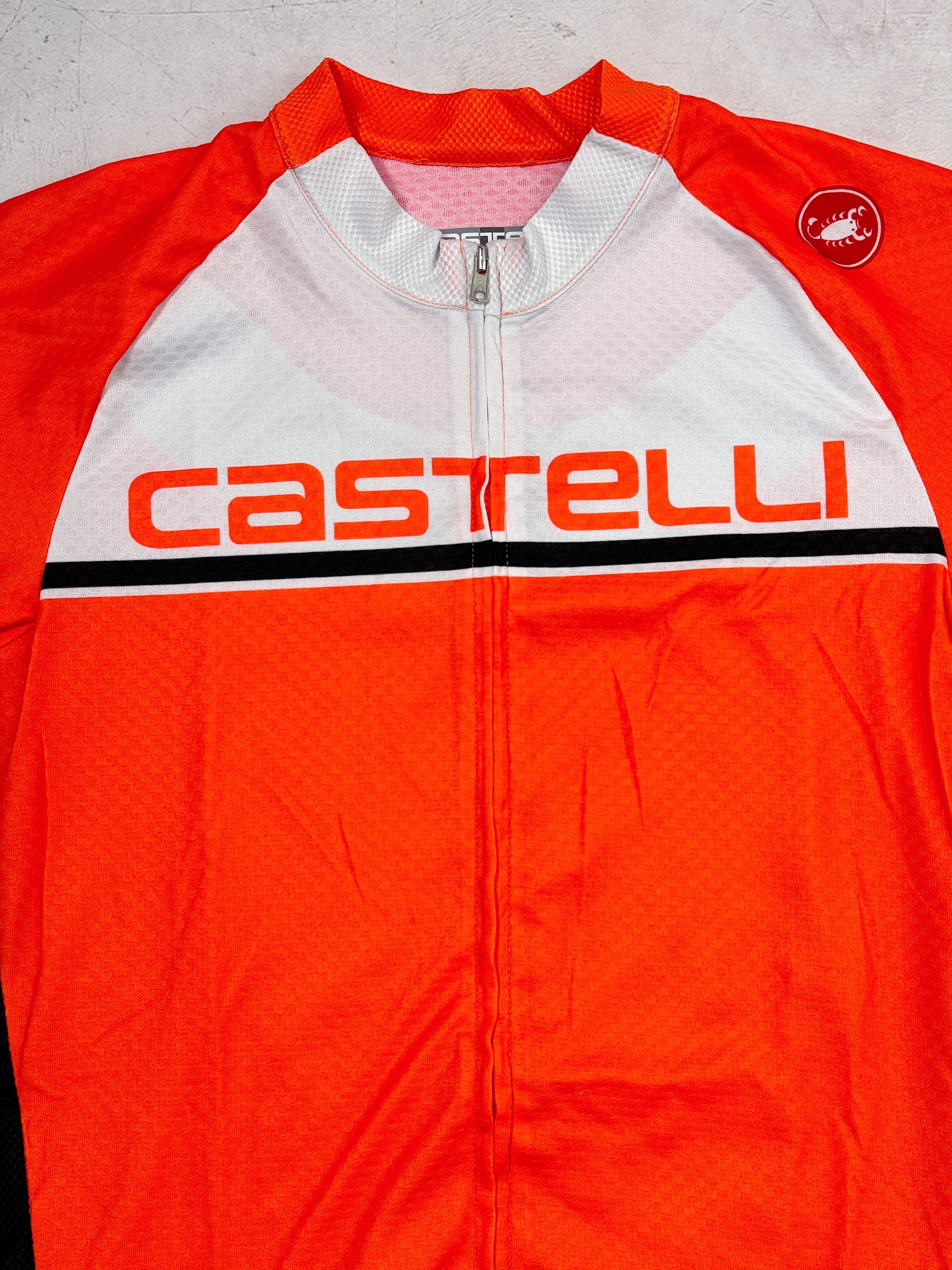 Sports Specialties Castelli Cycling Jersey Orange Italy Made Size US M / EU 48-50 / 2 - 3 Thumbnail