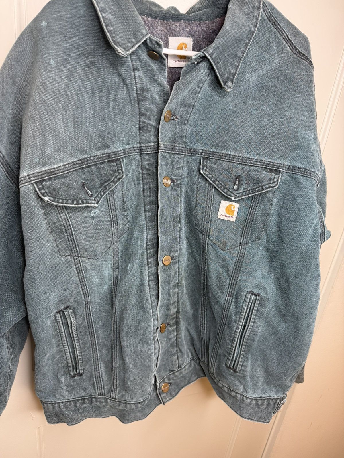 Carhartt Vintage Carhartt Jacket Mens Sz XL JB143 Hunter Green Size US XL / EU 56 / 4 - 13 Thumbnail
