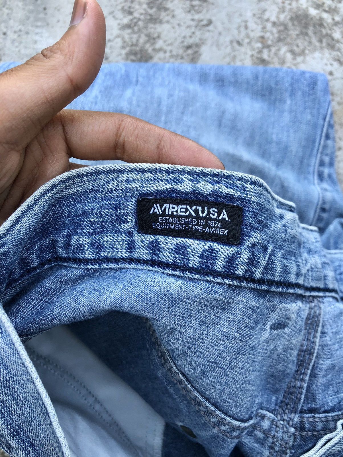 Avirex AVIREX DISTRESSED DENIM Size US 32 / EU 48 - 4 Thumbnail
