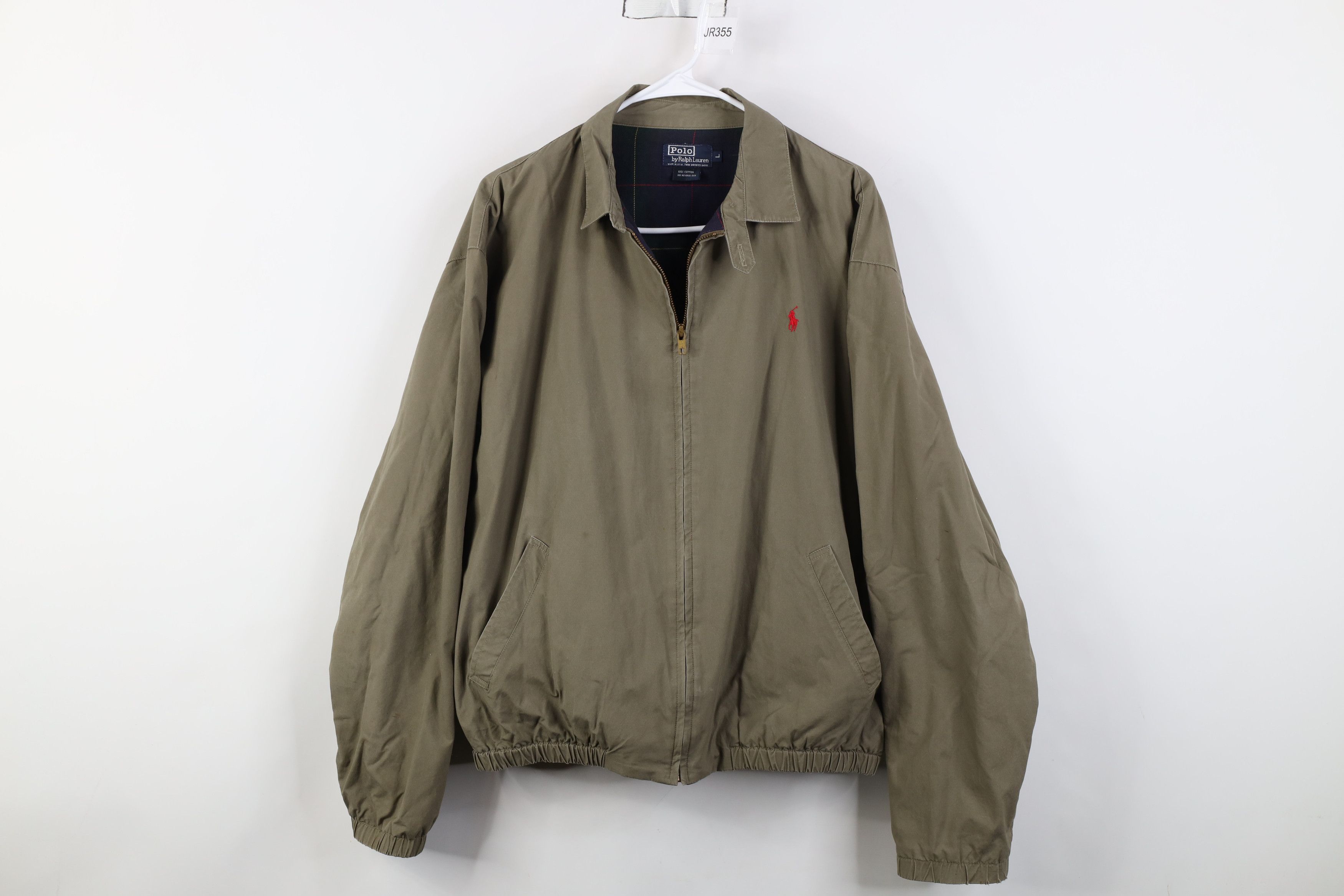 Ralph Lauren Vintage 70s 80s Ralph Lauren Lined Bomber Jacket Beige USA Size US L / EU 52-54 / 3 - 1 Thumbnail