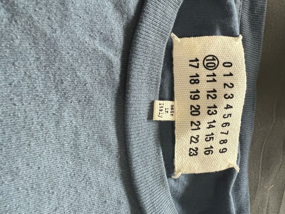 Maison Margiela Maison Margiela Tee Blue Sz 52 Size US L / EU 52-54 / 3 - 2 Thumbnail