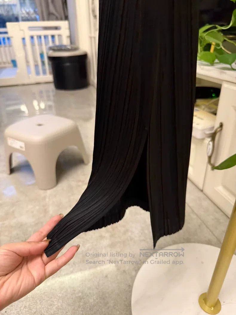 Issey Miyake Issey Miyake Black Long Sleeve Dress Size L / US 10 / IT 46 - 4 Thumbnail