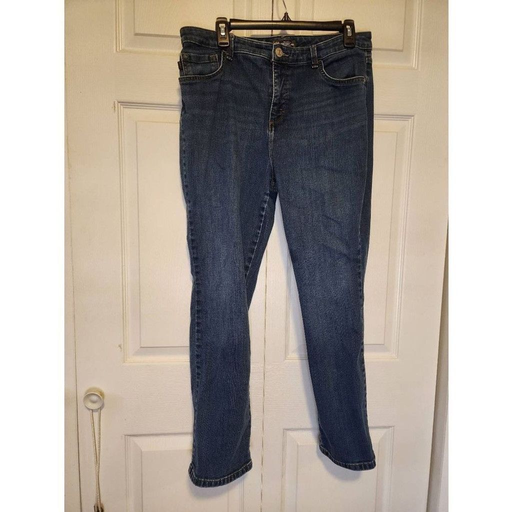 Lee LEE Dark Denim Jeans Size 38" / US 16 / IT 52 - 1 Thumbnail