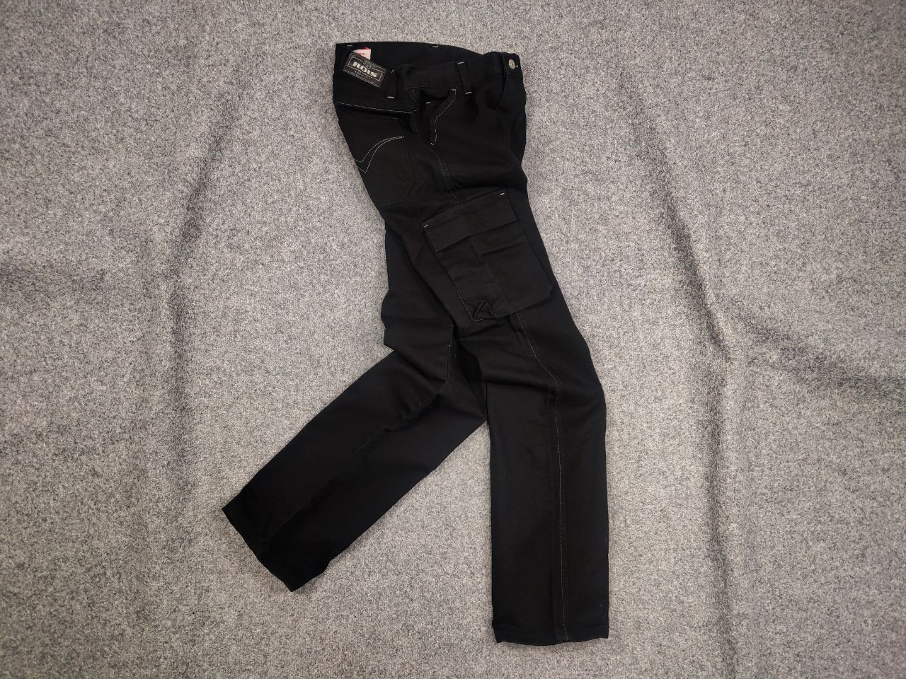 Japanese Brand Rois Sportswear Japan style Black Denim Cargo Pants Size US 30 / EU 46 - 1 Thumbnail