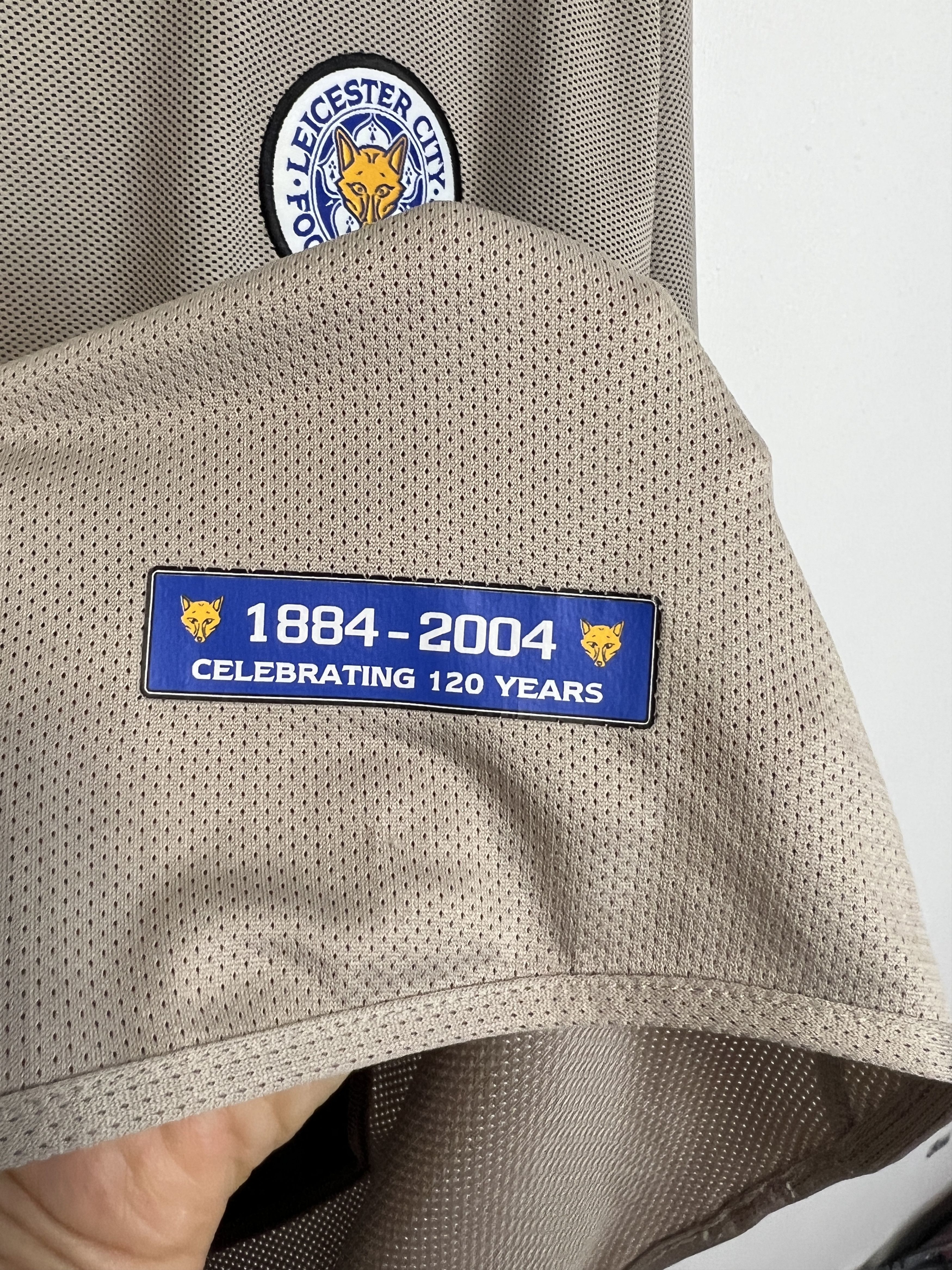 Le Coq Sportif Leicester City Away football shirt 2004 Soccer Jersey Size US XL / EU 56 / 4 - 4 Thumbnail