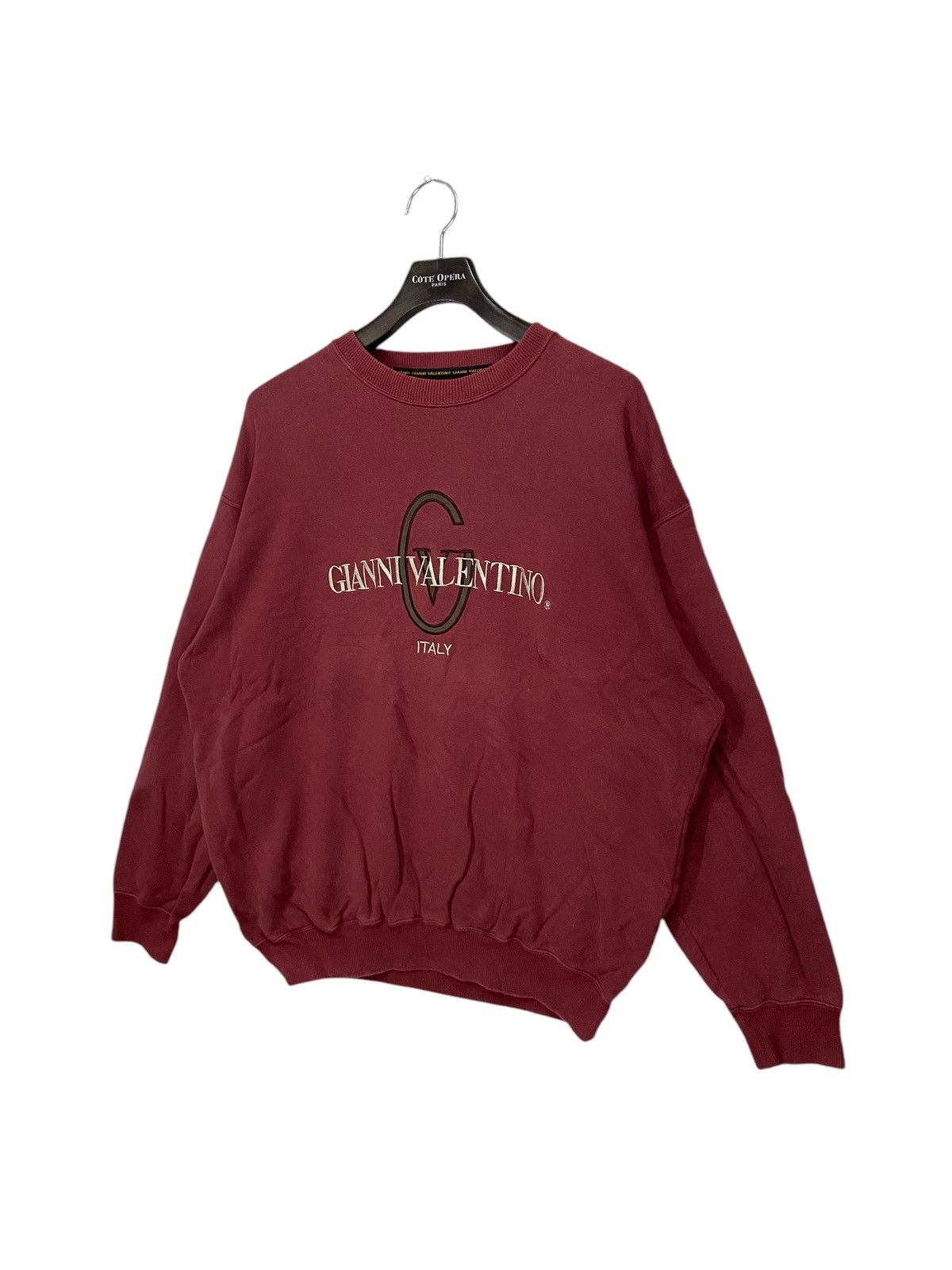 Gianni Valentino × Vintage Gianni valentino spell out emboidery sweatshirt size 3L Size US XXL / EU 58 / 5 - 2 Thumbnail