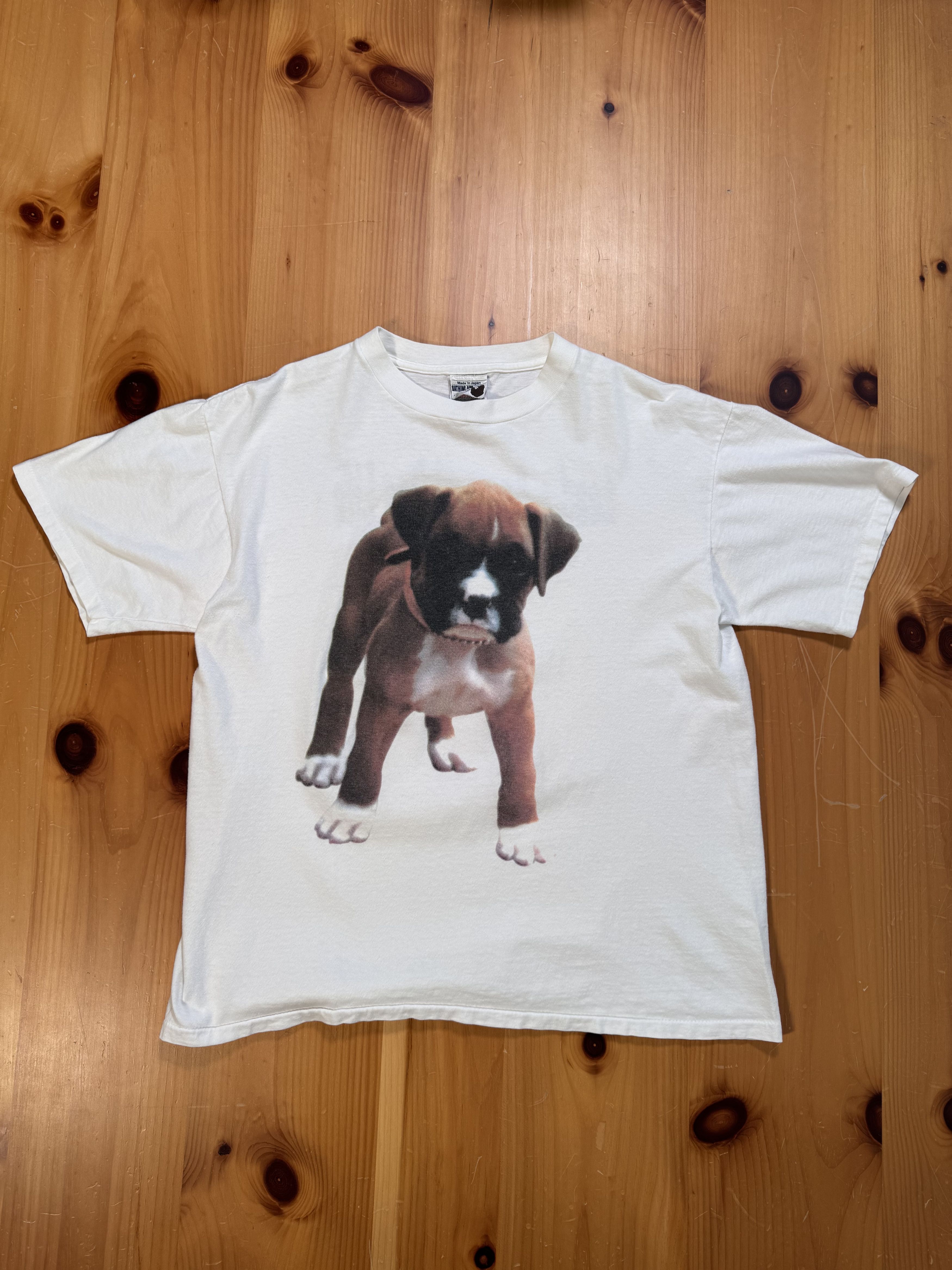 Bape Rare 1996 Bape Bathing Ape Dog T-Shirt Size US L / EU 52-54 / 3 - 1 Thumbnail