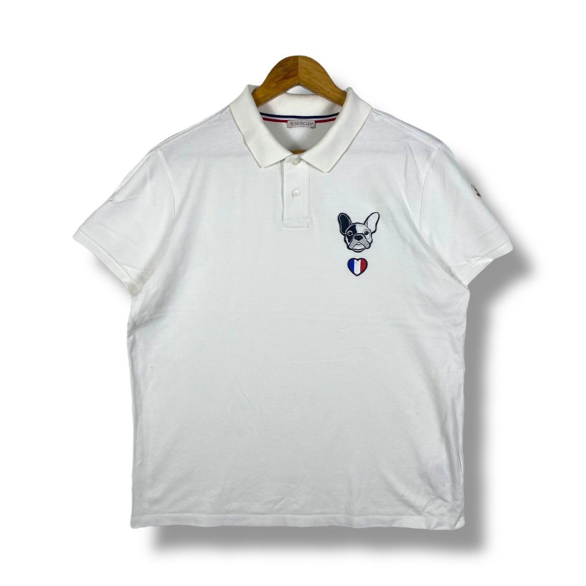 Moncler MONCLER Embroidey Logo Polo Shirt Extra Large Size Size US XL / EU 56 / 4 - 1 Thumbnail