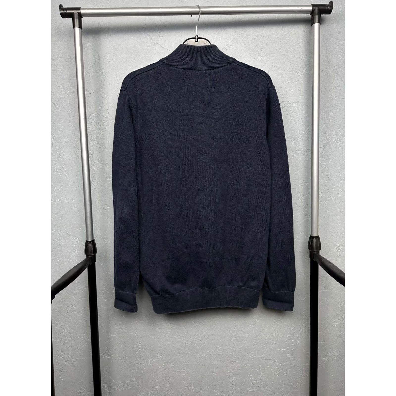 Barbour VINTAGE Barbour Mens Sweater 1/4 Zip Size L Blue Pullover 1/4 Zip Barbour Mens Sweater L Mens Clothing Blue 70s Size US L / EU 52-54 / 3 - 6 Thumbnail