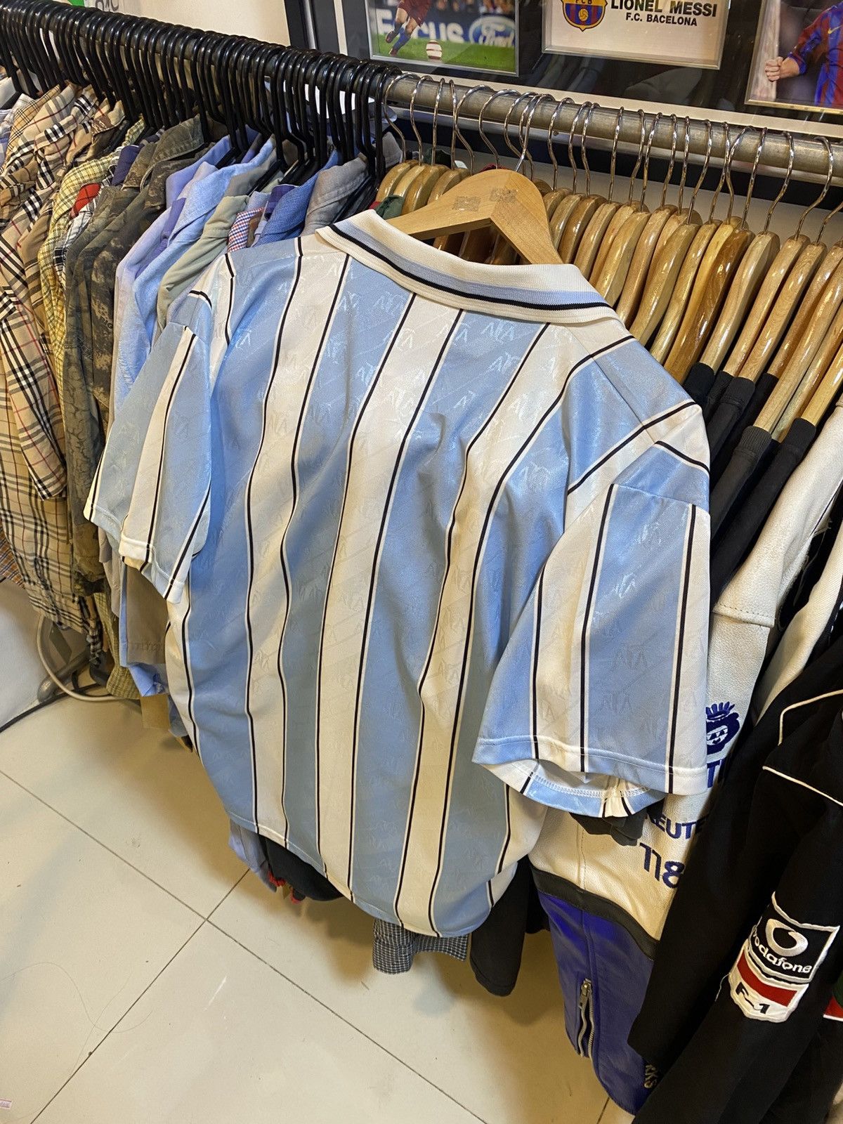 Adidas Rare Vintage 90s Argentina National Football Team Home Kit Size US XL / EU 56 / 4 - 3 Thumbnail