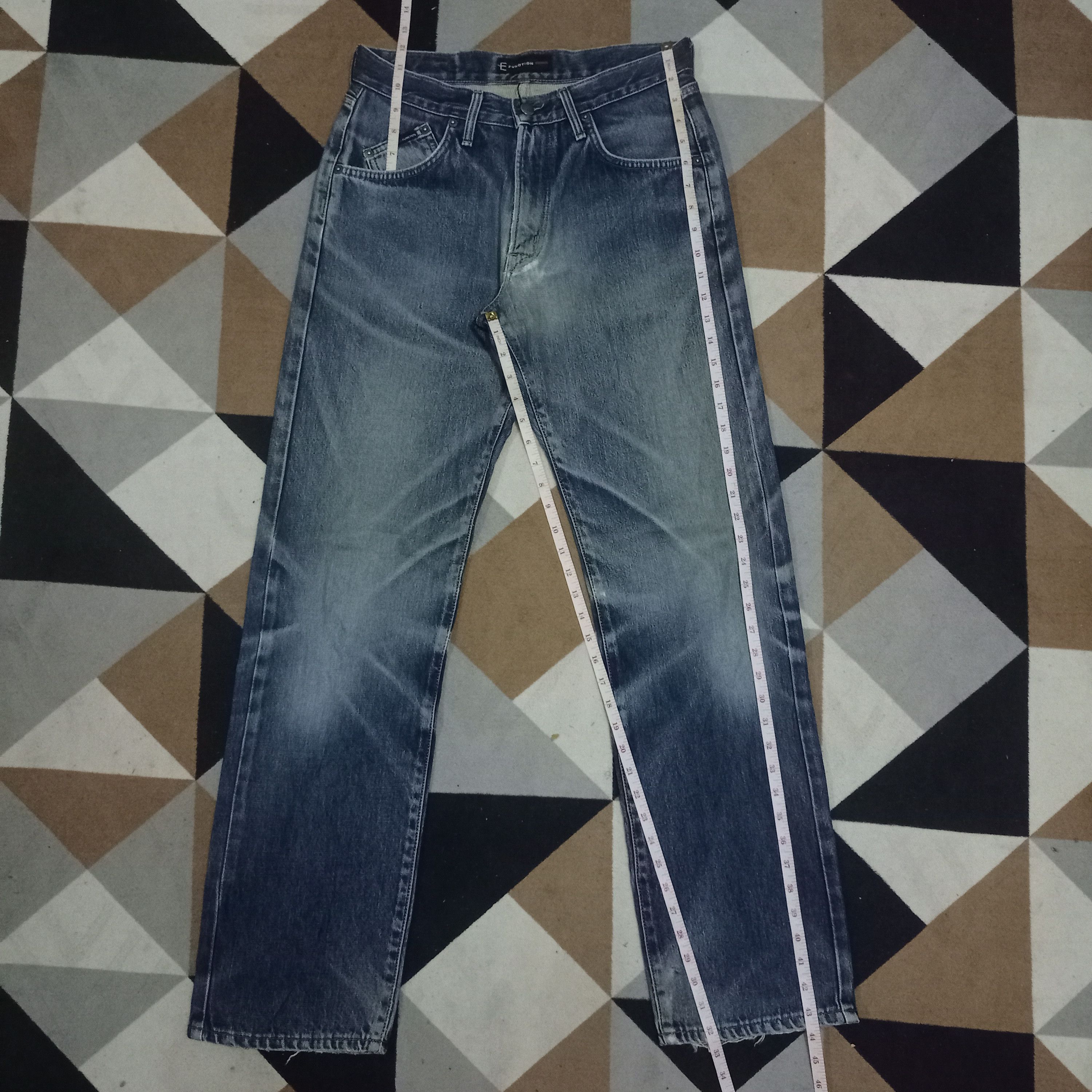 Edwin × Japanese Brand Vintage Japanese Edwin E-Function Blue Wash Baggy Jeans Size US 30 / EU 46 - 11 Thumbnail