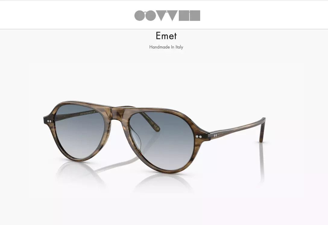 Oliver Peoples OLIVER PEOPLES Emet 50mm Navigator Optical Frames Size ONE SIZE - 6 Thumbnail