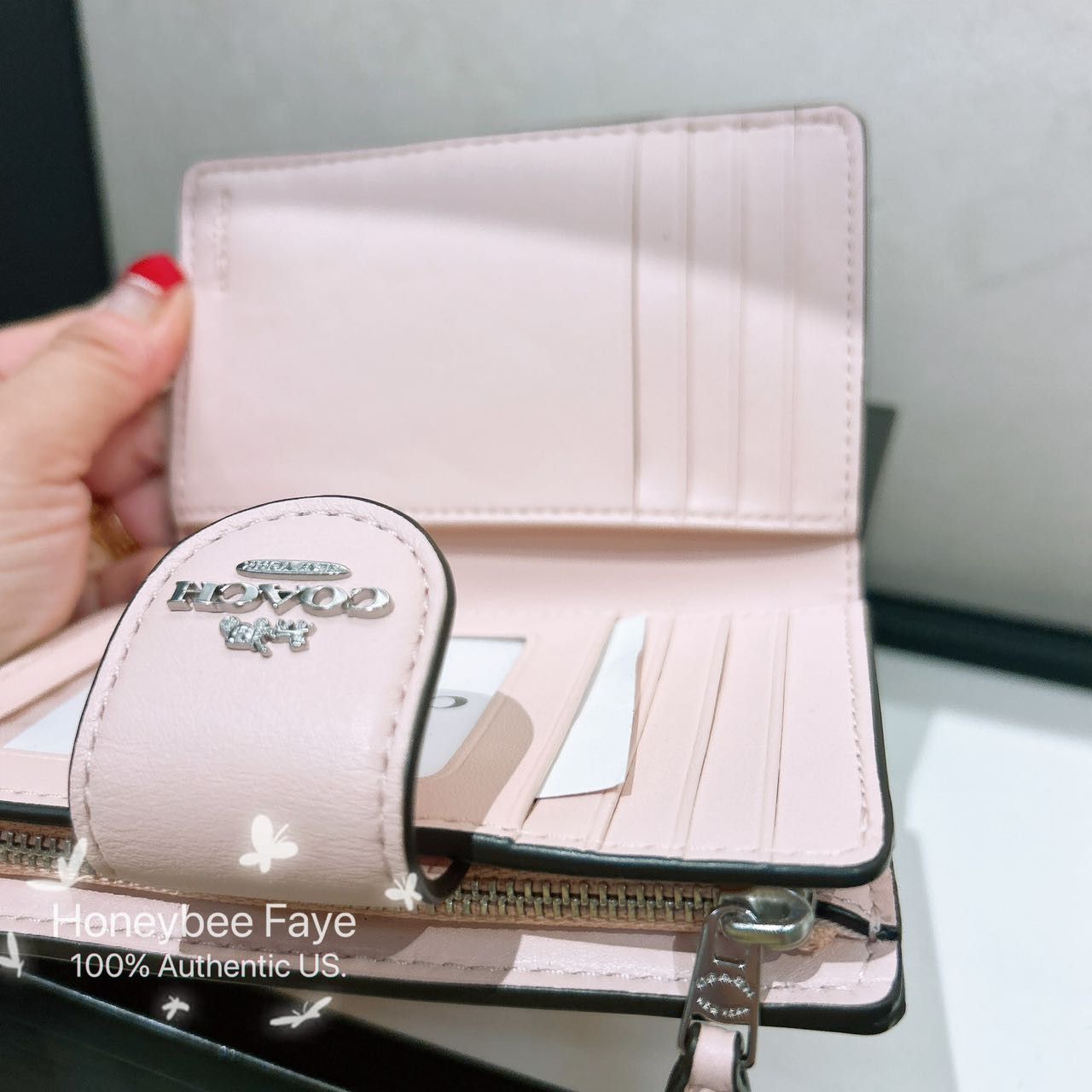 Coach Medium Corner Zip Wallet In Signature Leather CZ341 Size ONE SIZE - 3 Thumbnail