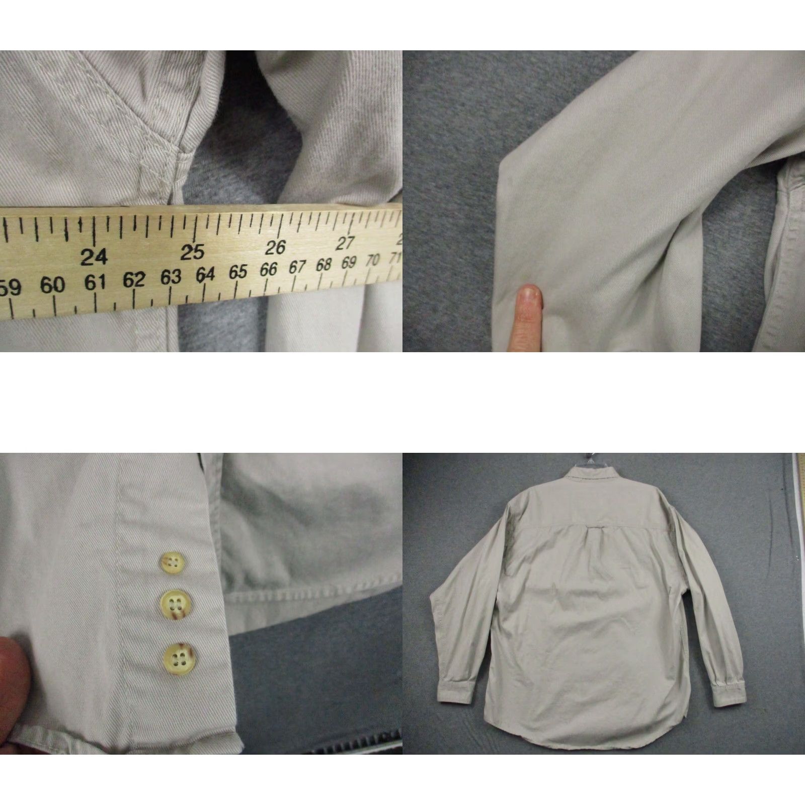 Vintage VINTAGE Camp David Shirt XL Button-Down Khaki Long Sleeve Patriotic USA Flag Mascot Size US XL / EU 56 / 4 - 8 Thumbnail