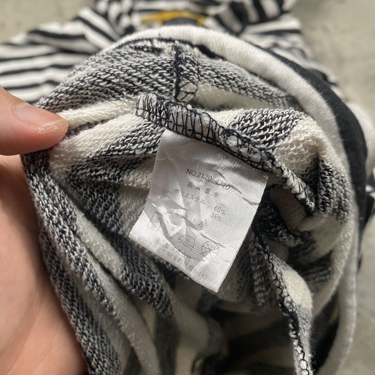 Vintage × Von Dutch y2k Von Dutch Striped Baggy Boxy Drop Shoulder Zip Up Size M / US 6-8 / IT 42-44 - 8 Thumbnail