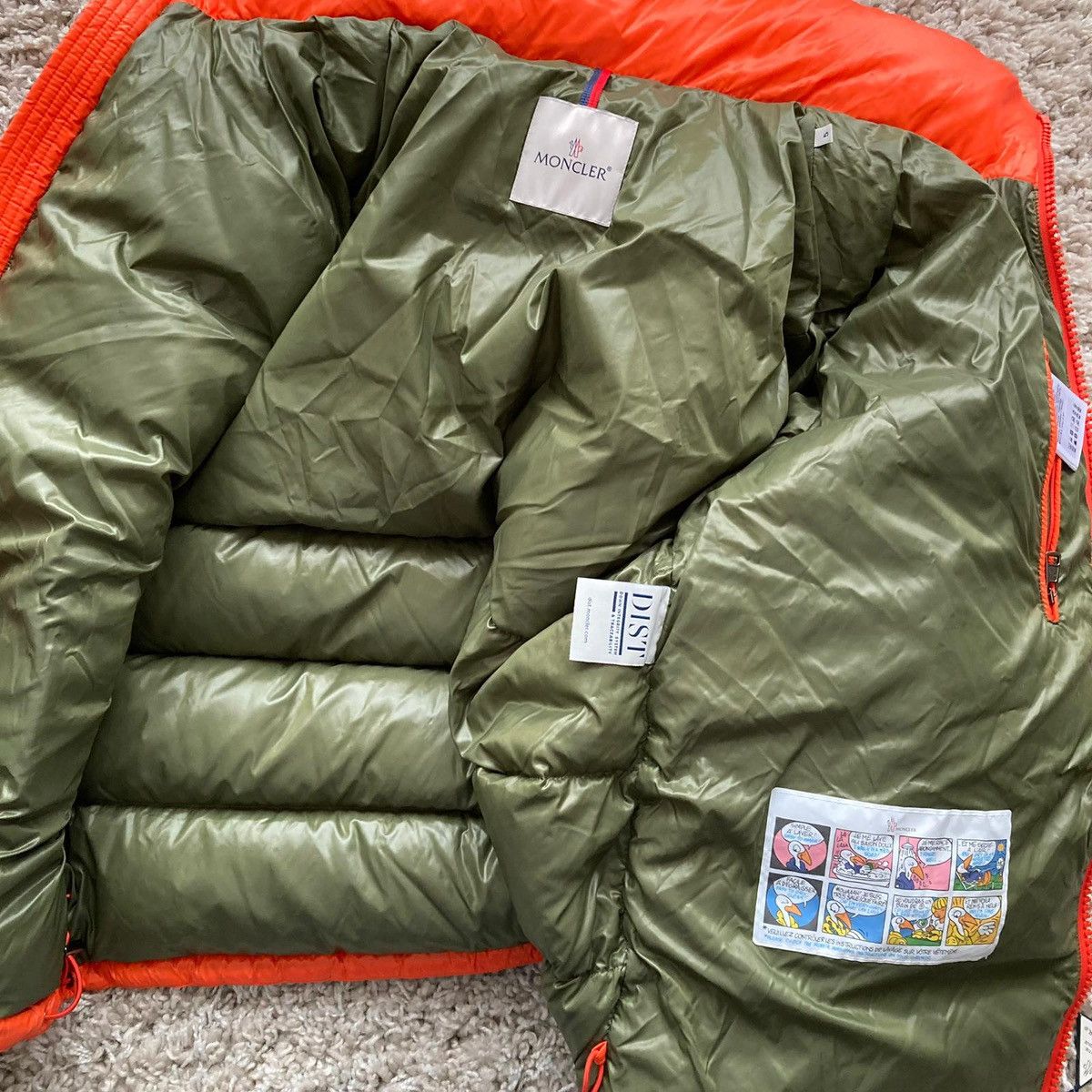 Moncler Moncler MAYA jacket outerwear size 5 ORANGE down vest Size US XL / EU 56 / 4 - 7 Thumbnail