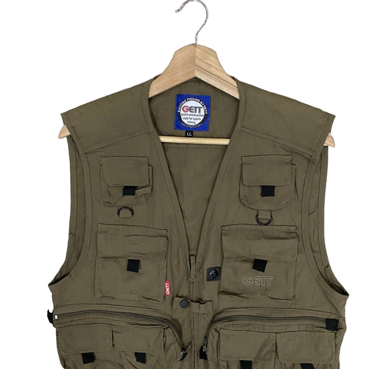 Other VINTAGES GETT TACTICAL POCKET FISHING GEAR VEST Size US M / EU 48-50 / 2 - 2 Thumbnail