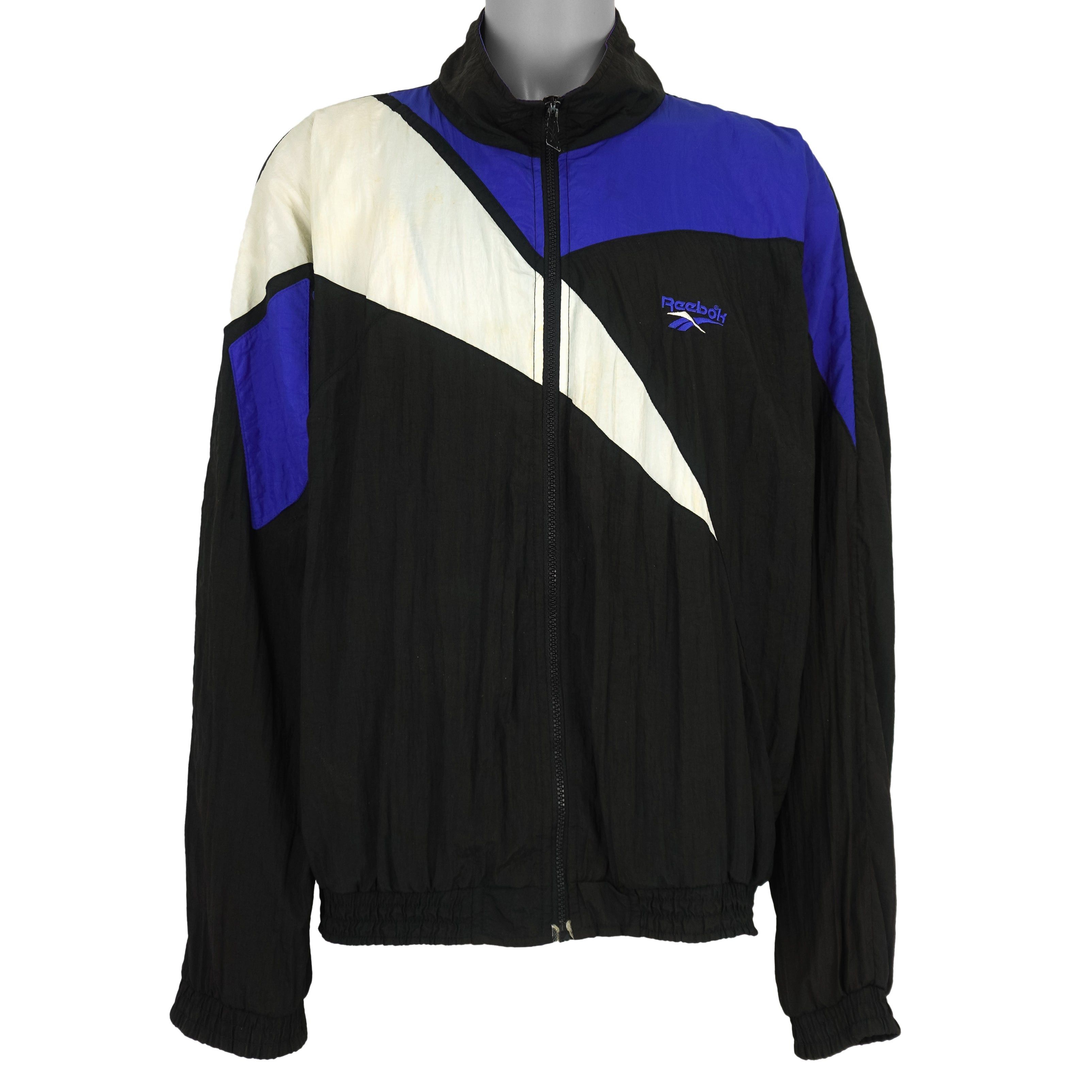 Reebok Shawn Kemp Kamikaze Style Warm-up Windbreaker 1990s Size US XXL / EU 58 / 5 - 1 Thumbnail