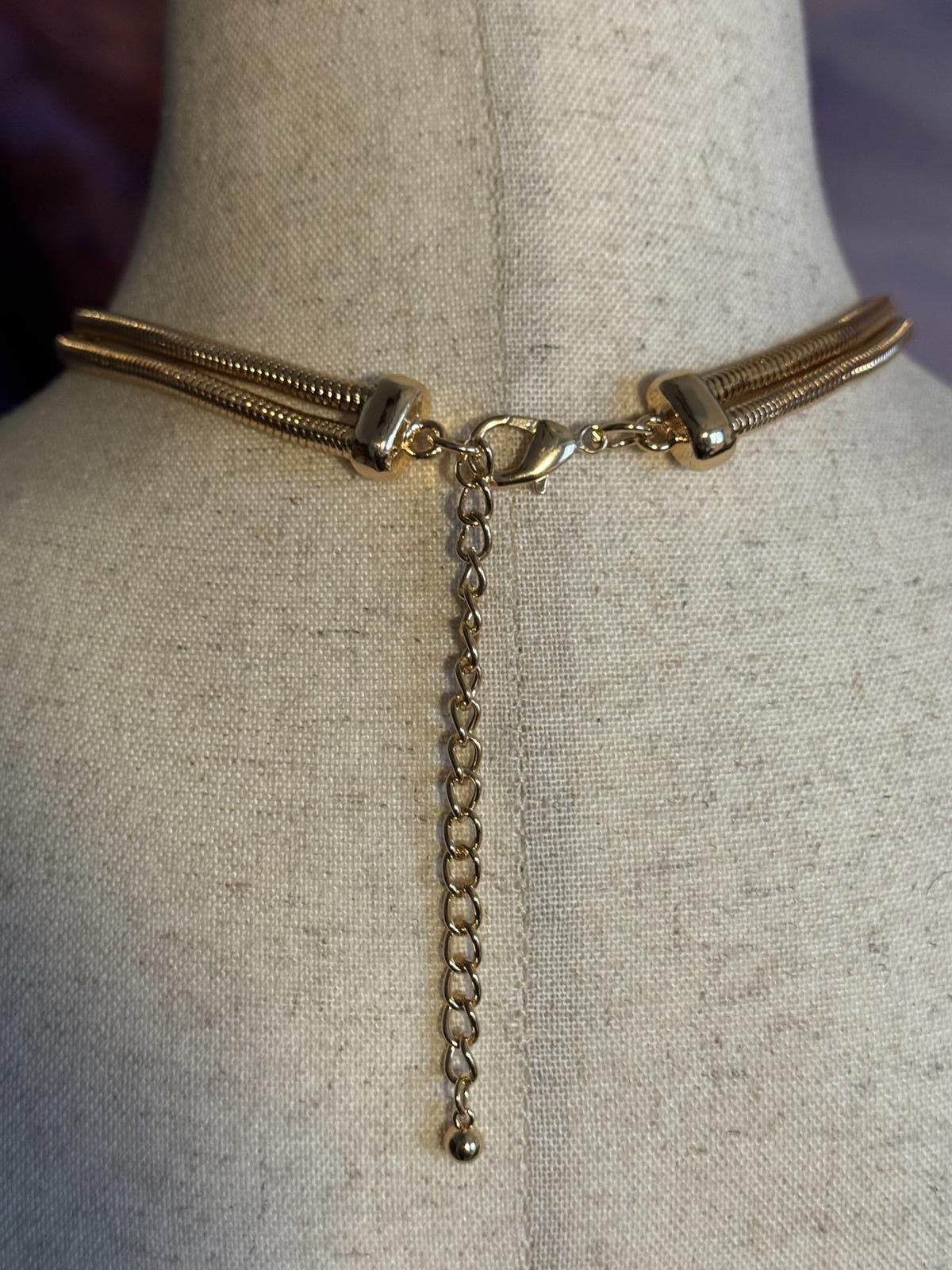 Other Statement Link Chain Necklace with Pave Size ONE SIZE - 3 Thumbnail