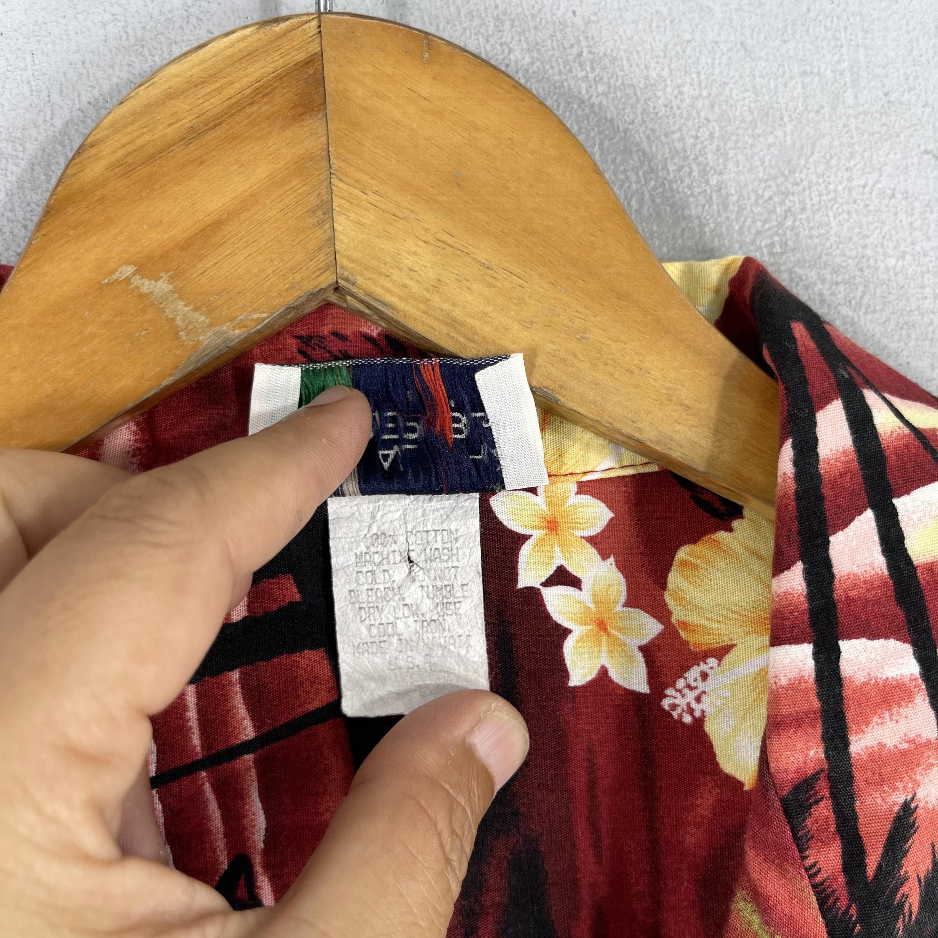 Vintage Vintage 90s Island Beach Aloha Tropical Floral Hawaii Shirt Size US L / EU 52-54 / 3 - 6 Thumbnail