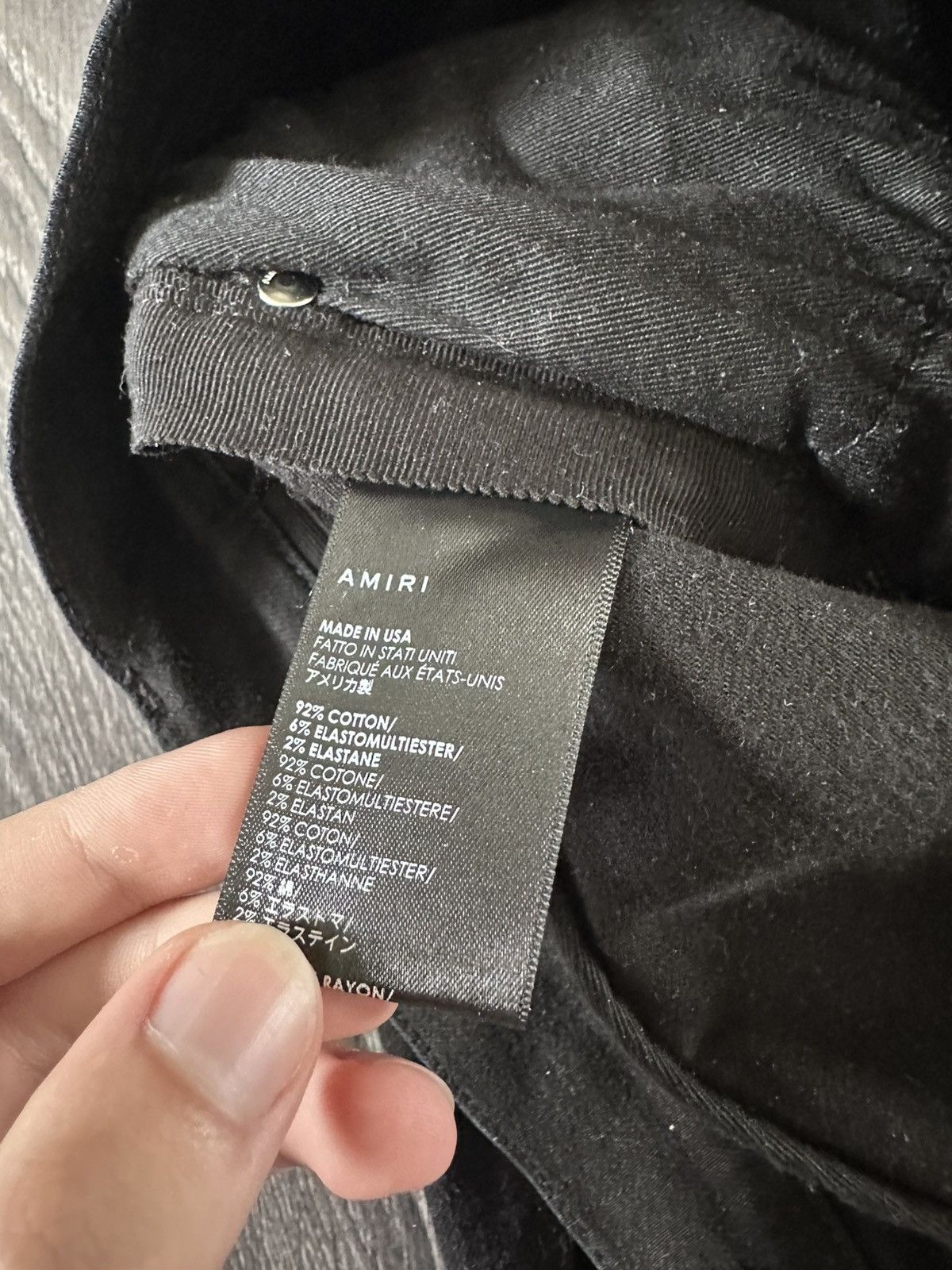 Amiri amiri distressed skinny jeans black Size US 32 / EU 48 - 7 Thumbnail