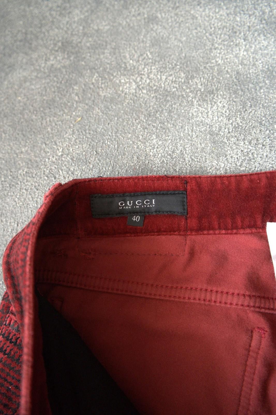 Gucci 2013/2014 AW Gucci Runway Checked "New Leggings" Pant Size 26" / US 2 / IT 38 - 7 Thumbnail