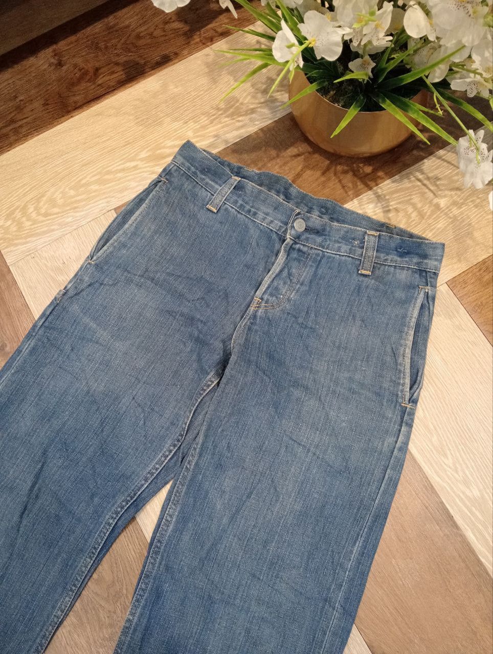 Margaret Howell MARGARET HOWELL X EDWIN BUCKLE BACK JEANS - SIZE 27 Size 27" / US 4 / IT 40 - 7 Thumbnail