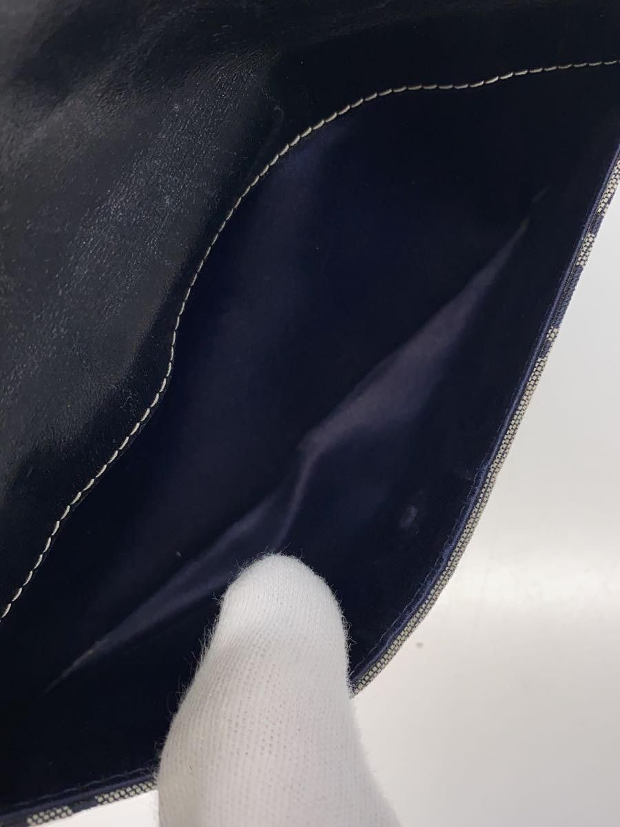 Fendi Fendi FF Plate Canvas W Hook Long Wallet Navy Size ONE SIZE - 5 Thumbnail