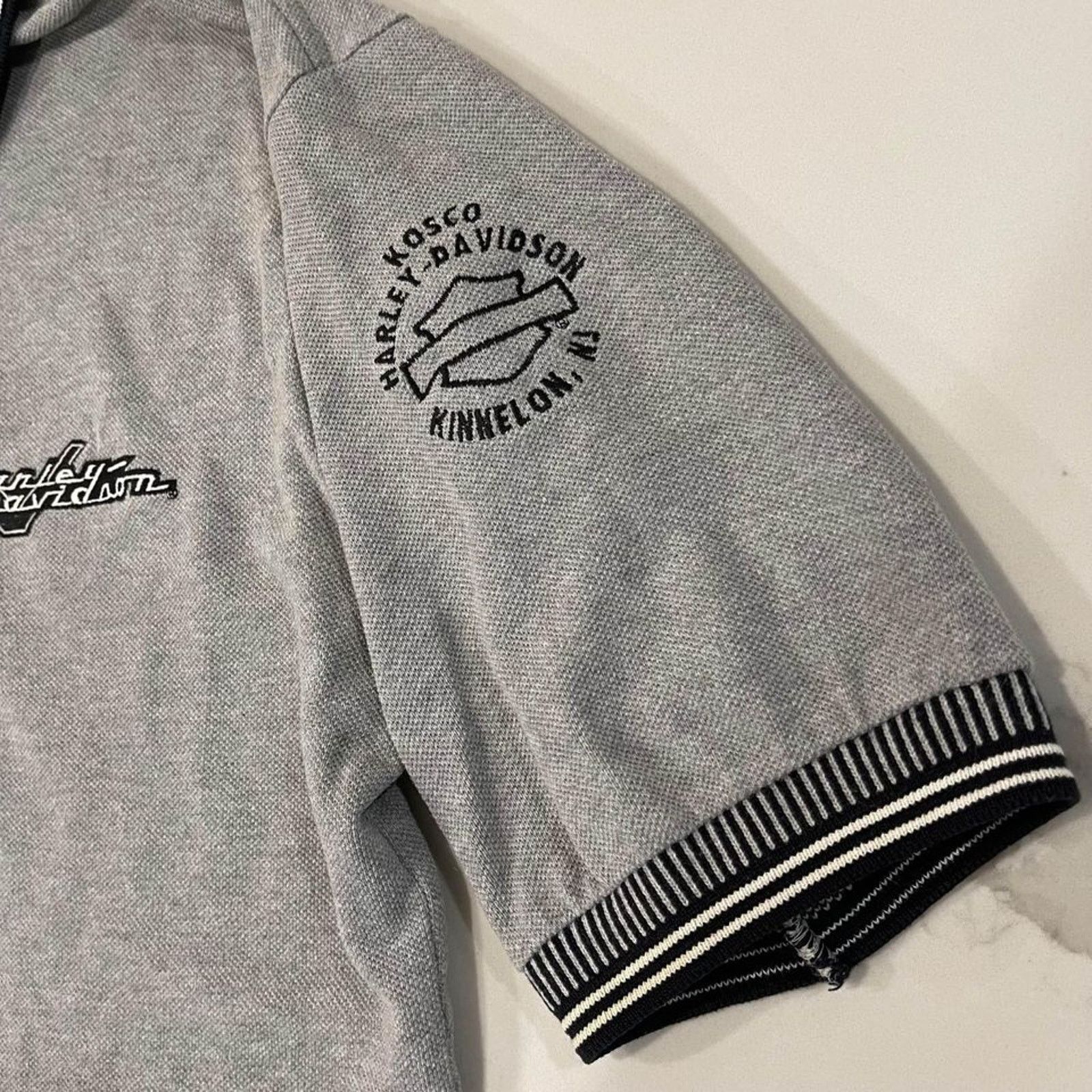 Harley Davidson Vintage Harley Davidson Polo Kosco Kinnelon NJ Men’s Medium Size US M / EU 48-50 / 2 - 2 Thumbnail
