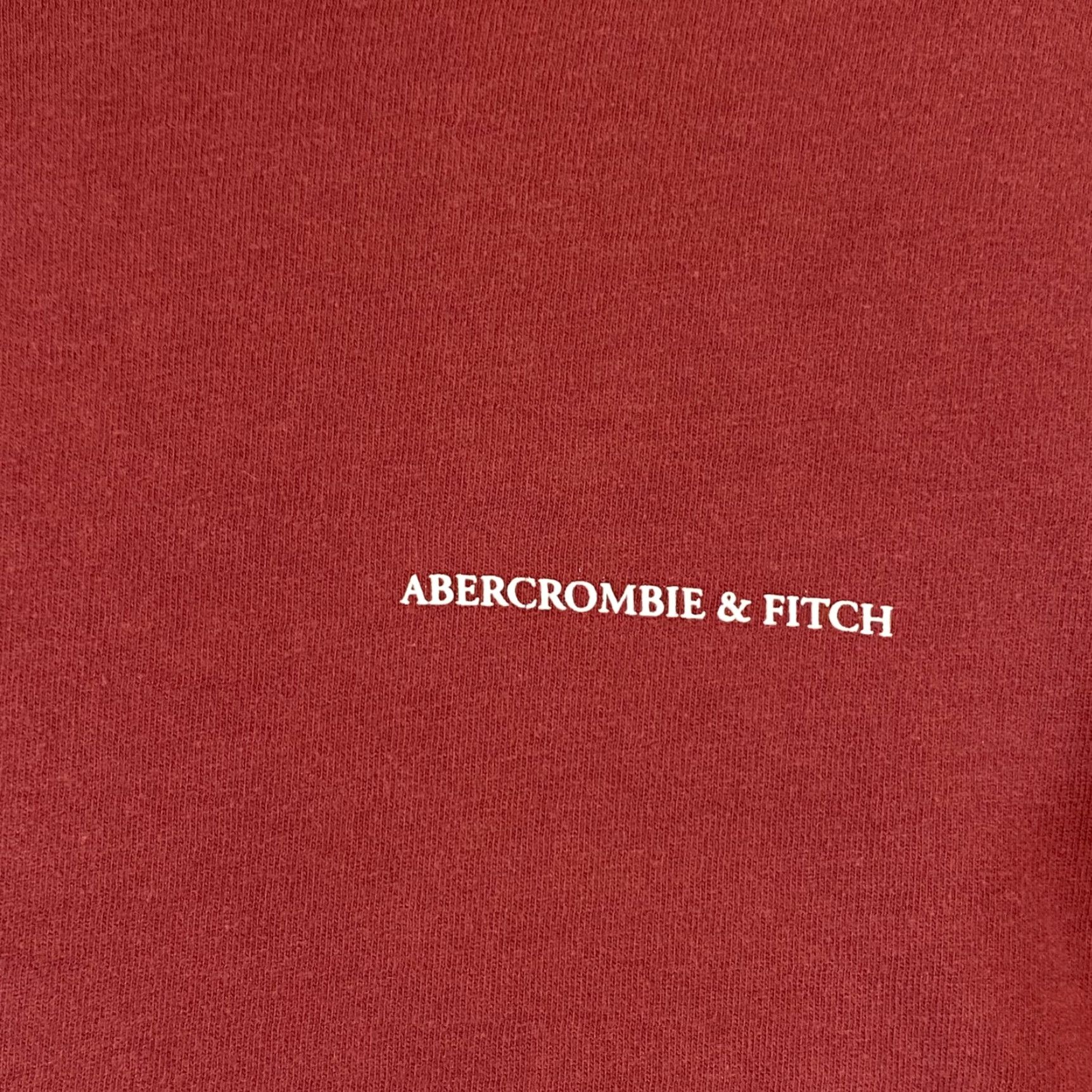 Abercrombie & Fitch Abercrombie & Fitch Shirt Mens Medium Red Long Sleeve Big Spell Out Outdoor Soft Size US XXL / EU 58 / 5 - 4 Thumbnail