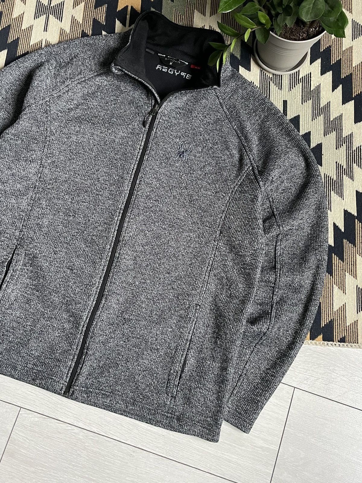 Spyder × Vintage Vintage Spyder Fleece Logo Jacket Size US XL / EU 56 / 4 - 3 Thumbnail